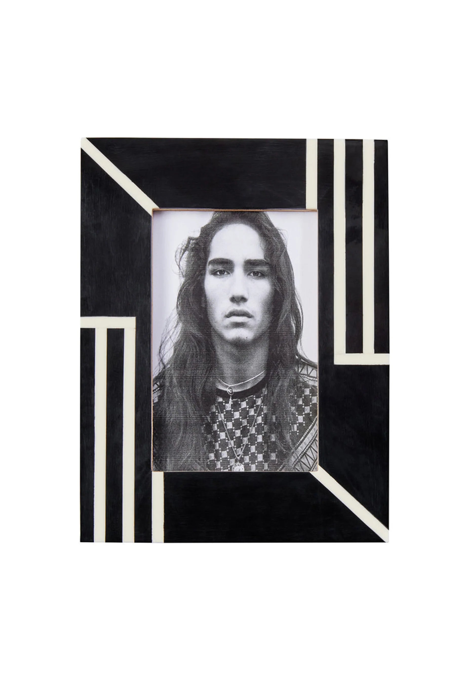 Husk Ekon Frame - Black & White Picture Frame for Wall Decor, Home & Office Display - Perfect for Family Photos, Artwork, and Certificates