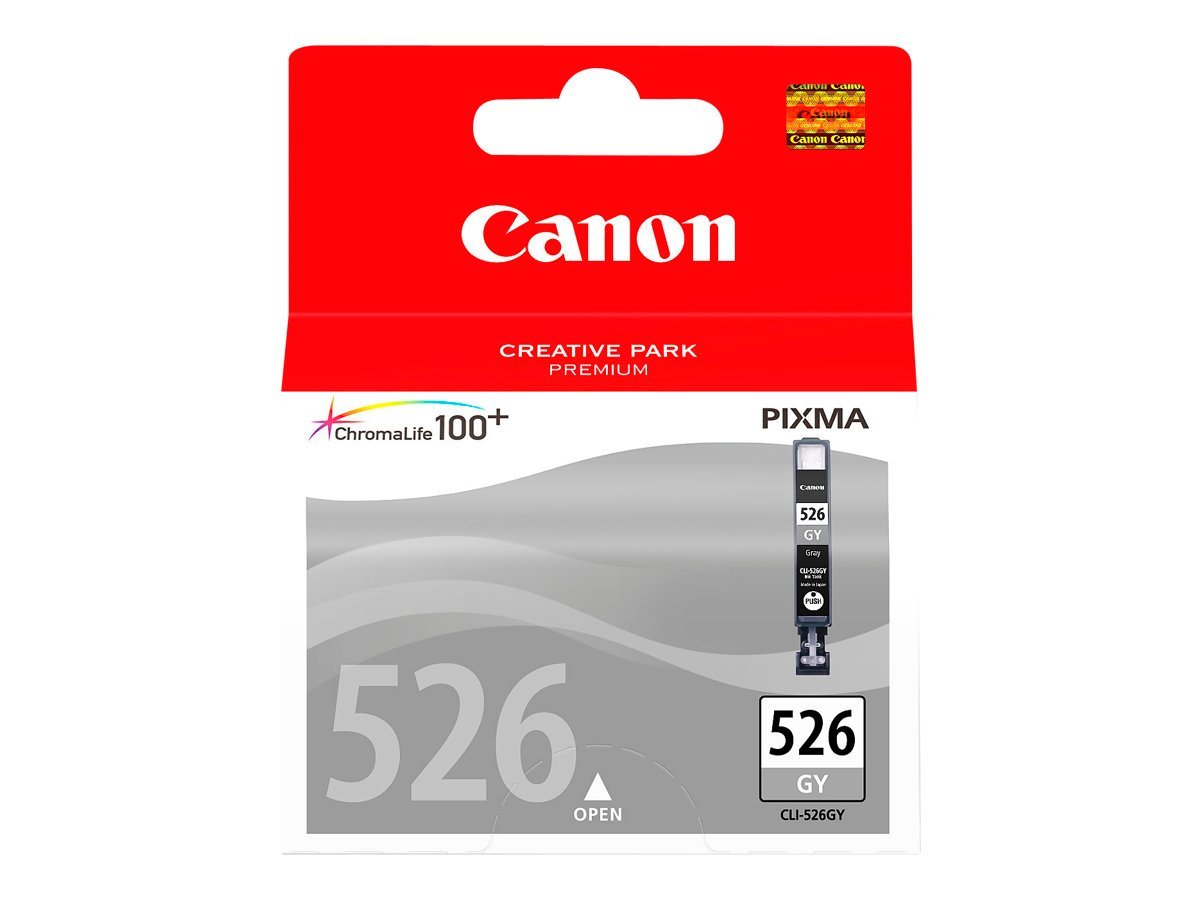 Genuine Canon CLI-526GY Grey Ink Cartridge - Compatible with PIXMA MG Series Printers - High-Quality Replacement for Photo Printing & Office Documents
