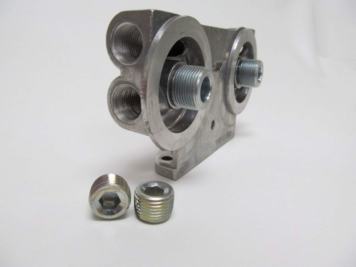 Perma-Cool 1226 Universal Oil Filter Mount Adapter - High Performance Oil Filter Relocation Kit for Cars, Trucks & Motorcycles - Perfect for Engine Upgrades & Custom Builds