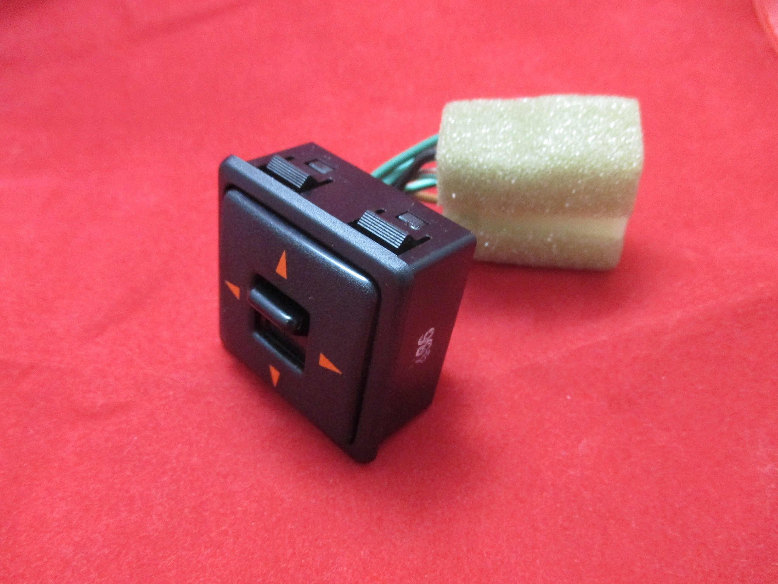 New OEM Mazda RX-7 1986-1992 Power Mirror Switch FB02-66-600B - Replacement Part for Driver Side Mirror Adjustment