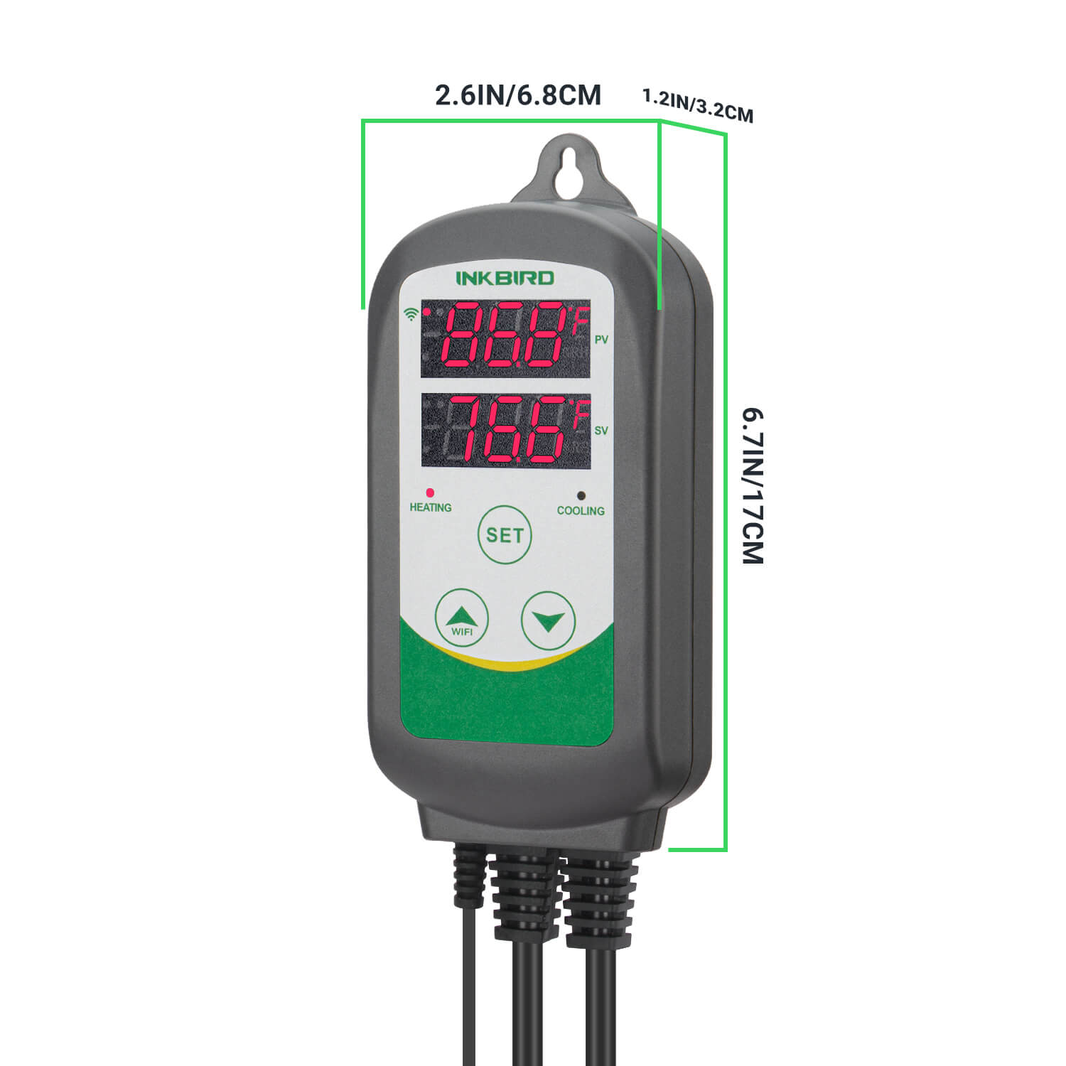 ITC-308 WiFi Digital Temperature Controller with Aquarium Probe - Smart Thermostat for Homebrew, Reptile Tanks & Aquariums