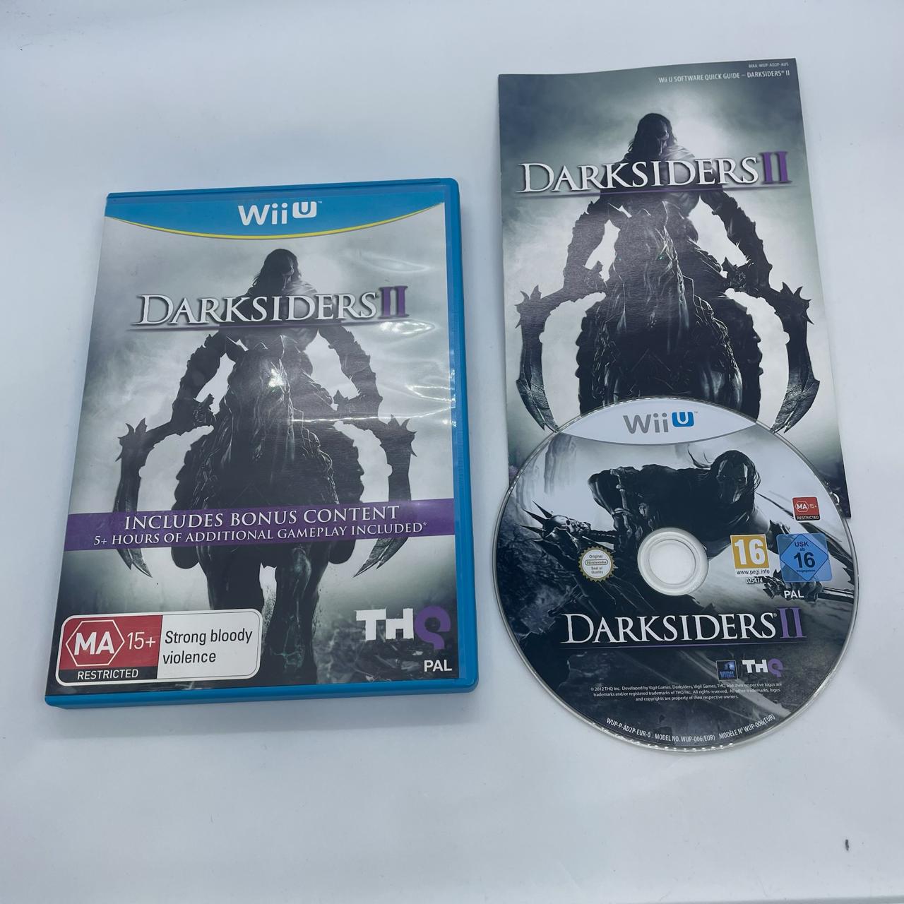 Dark Siders II - Nintendo Wii U Game with Manual (PAL Version) - Action-Adventure Game for Epic Battles and Storytelling