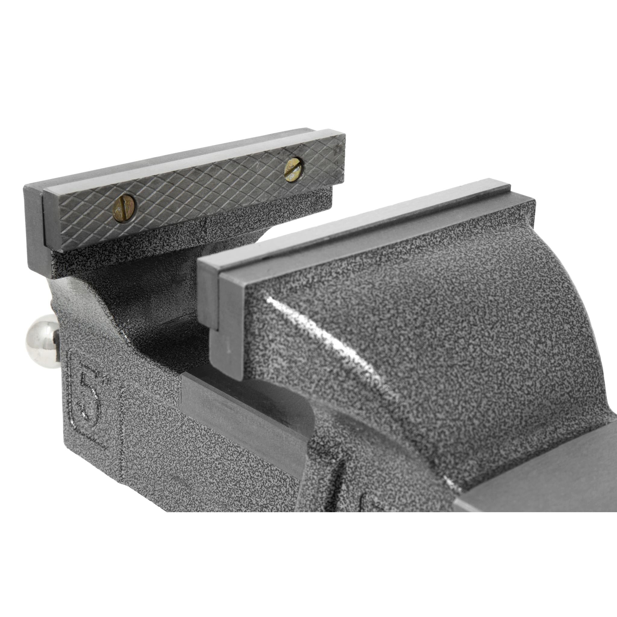 WEN BV455 5-Inch Heavy Duty Cast Iron Bench Vise with 360° Swivel Base - Perfect for Woodworking, Metalworking & DIY Projects in Home Garage or Workshop