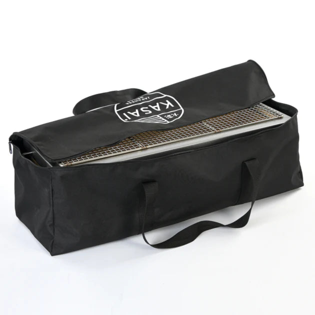 Premium Kasai Konro Grill Carry Case for Medium & Long Grills - Portable & Durable Travel Storage for Outdoor BBQ, Camping & Picnics
