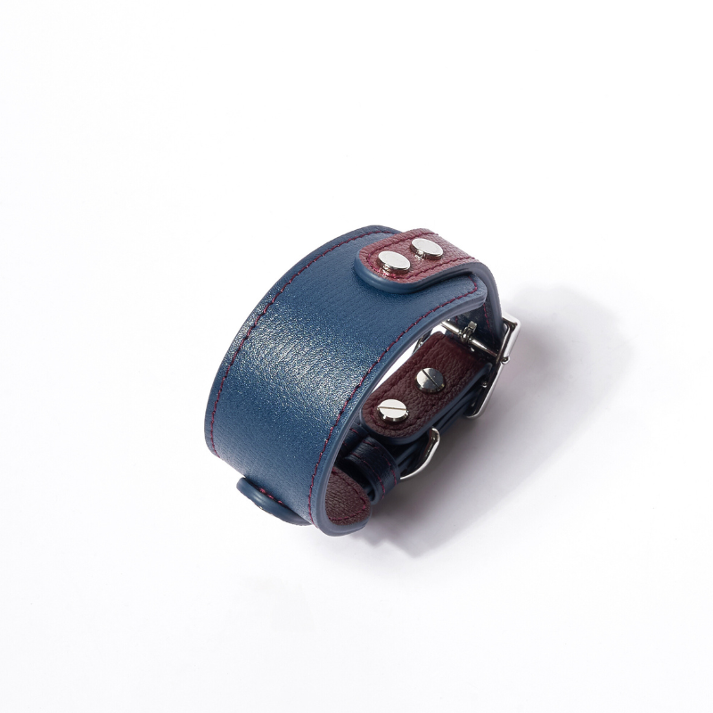 Premium Rosette Leather Dog Collar - Adjustable & Stylish Pet Accessory for Small to Medium Dogs - Perfect for Walks, Training & Fashion