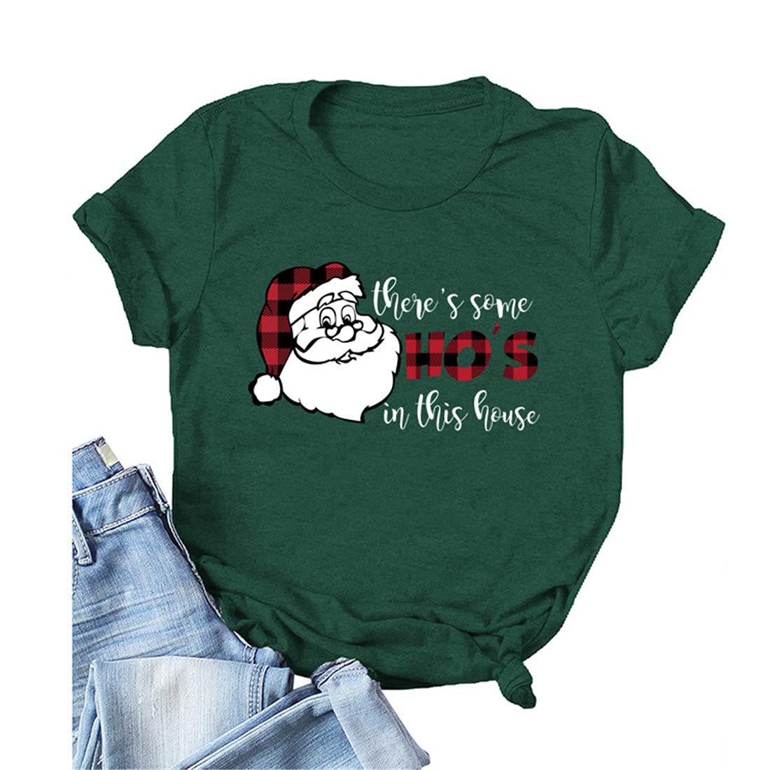 Women's Loose Fit Short Sleeve Graphic T-Shirts - Casual Printed Letter Blouse Tops for Summer Outfits & Everyday Wear