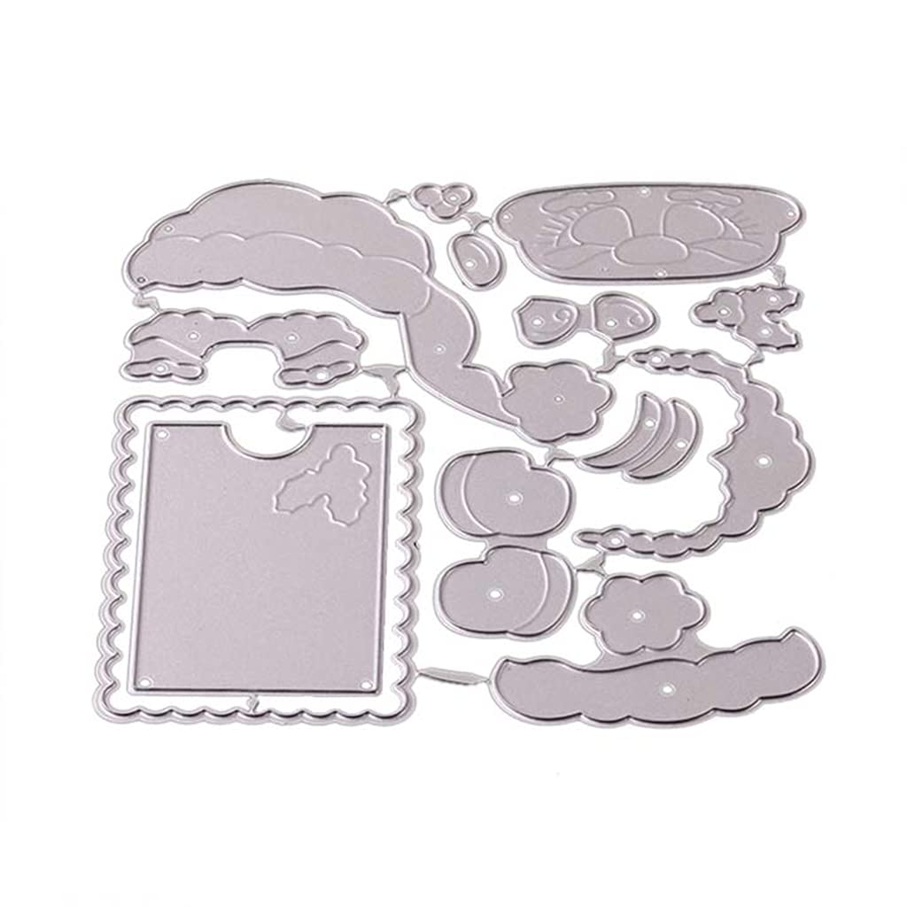 Metal Embossing Stencils for DIY Crafts - Santa Claus Metal Cutting Dies, Scrapbook Album Paper Card Making Templates | Perfect for Christmas Decorations, Greeting Cards, and Handmade Gift Projects