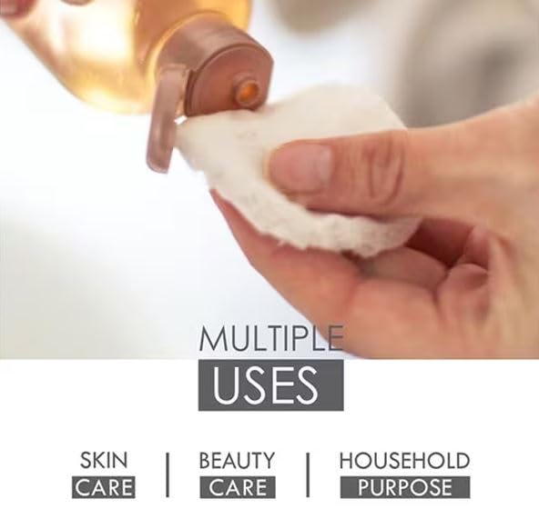 Olivice Soft Absorbent Cotton Wool Roll - 500gm Disposable Cotton Pads for Makeup Removal, Facial Cleansing, Baby Care & First Aid | Gentle on Skin for Daily Beauty Routine & Sensitive Skin Care