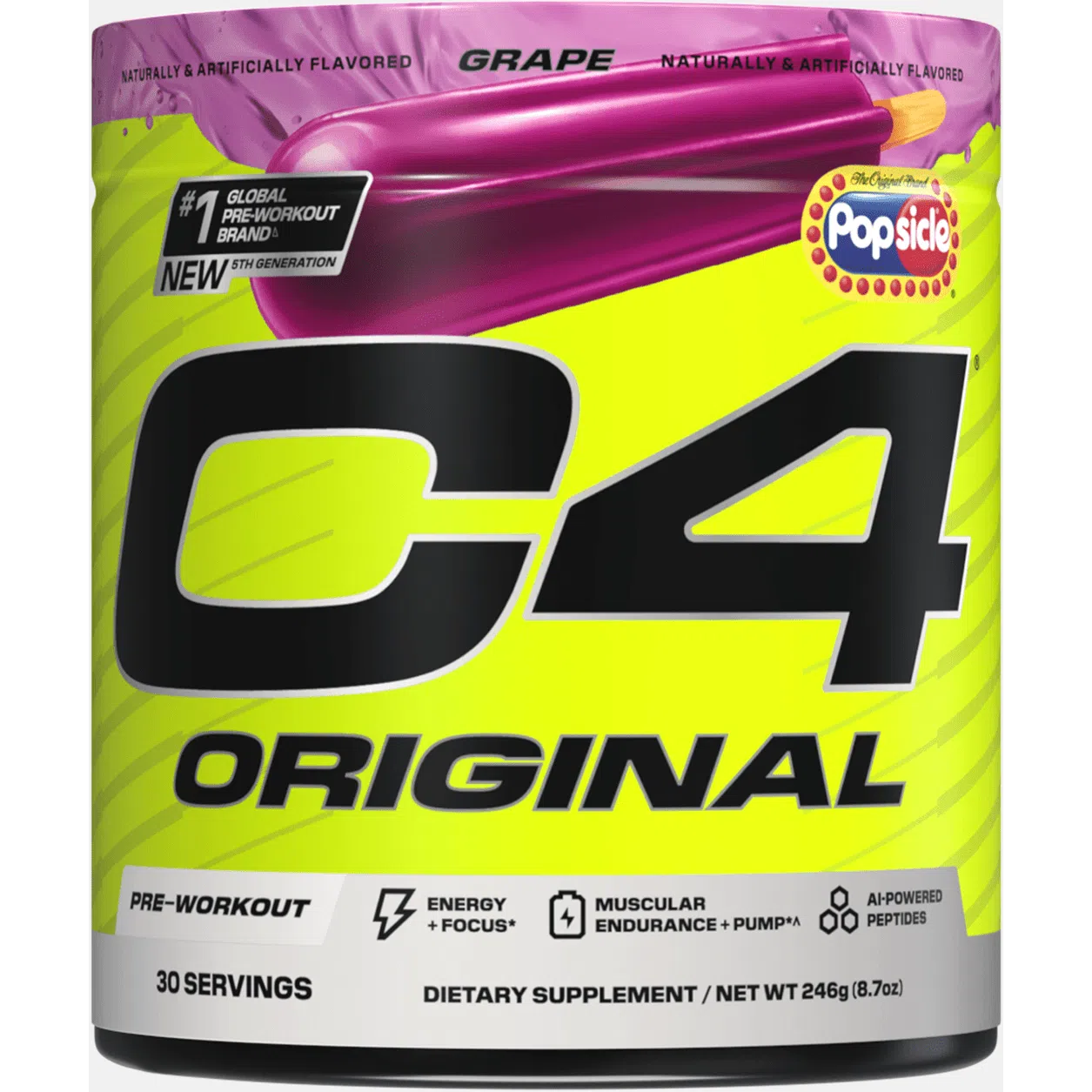 Cellucor C4 Original Pre Workout Powder - 5th Generation Formula for Energy & Focus | Gym, Running & Fitness Training Supplement