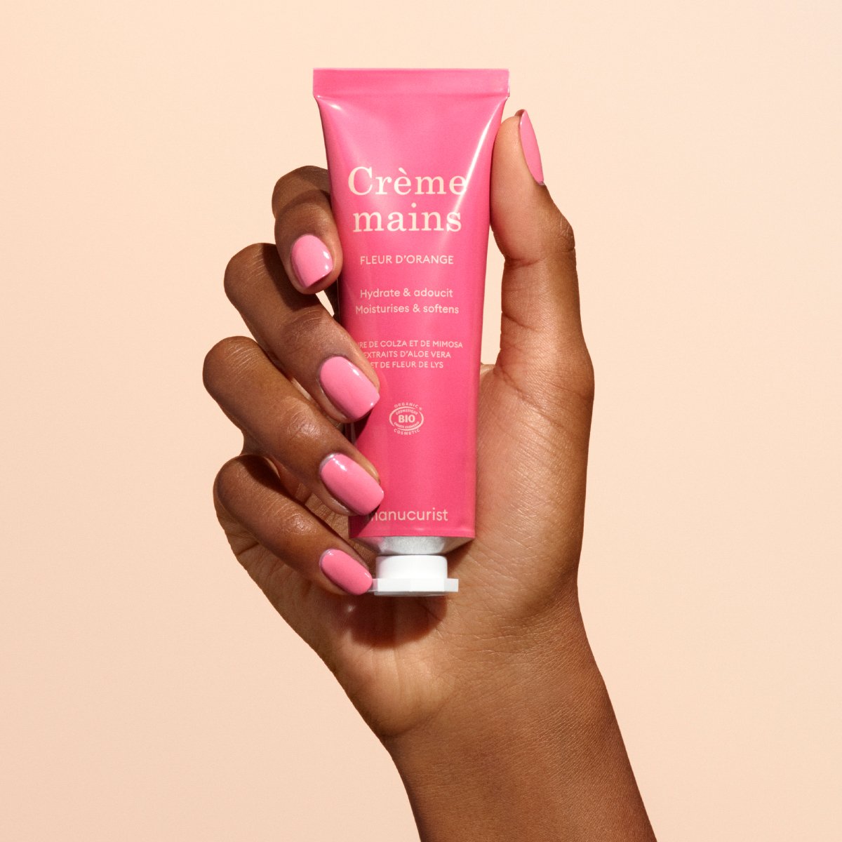 Organic Cosmos Everyday Hand Cream with Orange Blossom - Hydrating & Nourishing for Dry Skin - Perfect for Office, Travel & Home Use
