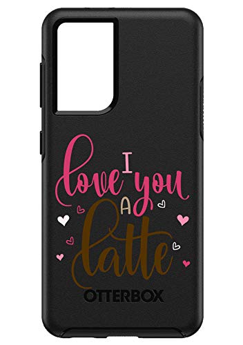 Premium Samsung Galaxy S21+ Plus Case (6.7 Inch) - Shockproof Protective Cover with Stylish 'I Love You A Latte' Design - Perfect Replacement for OtterBox Symmetry - Ideal for Everyday Use, Travel & Outdoor Activities