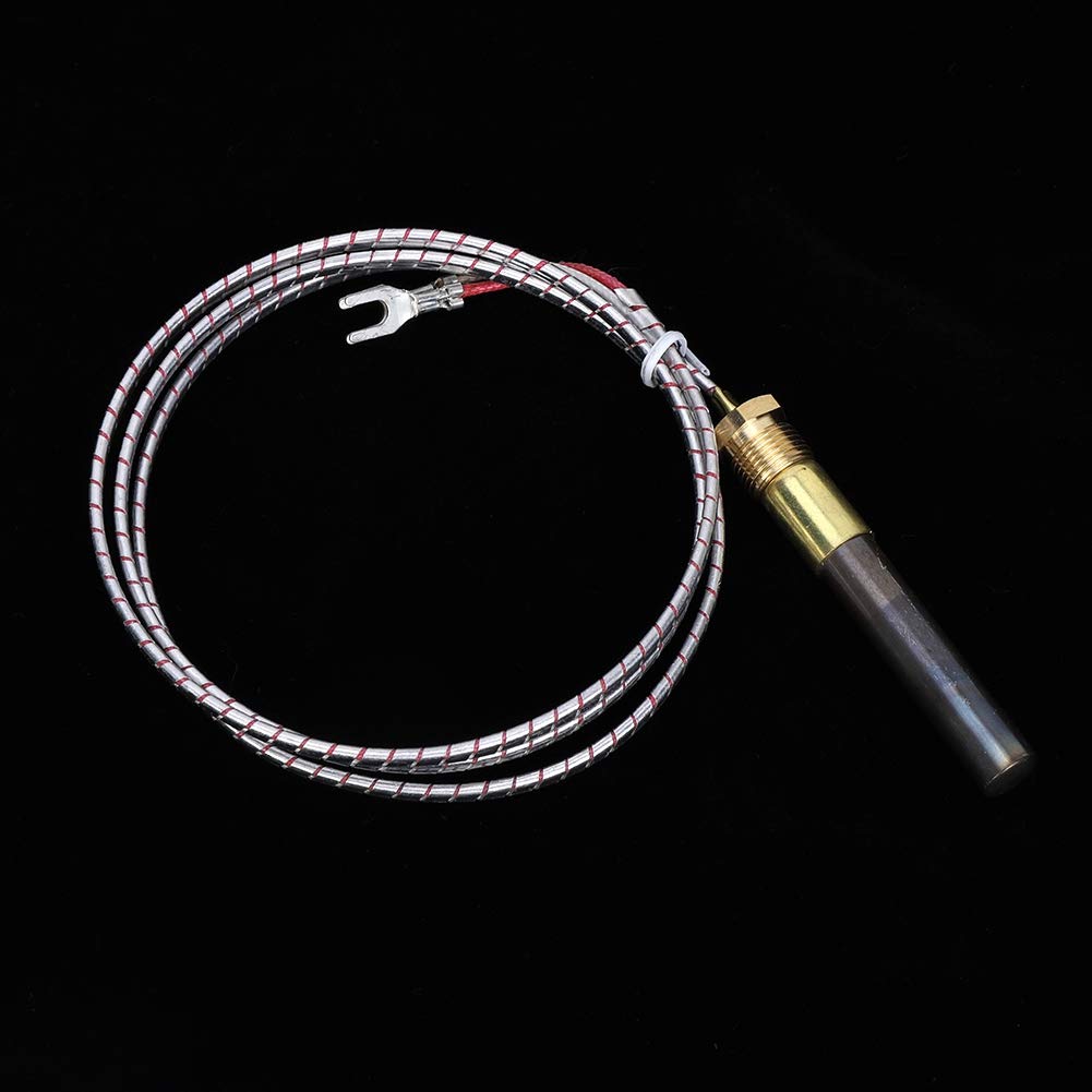 High-Quality Aluminum Thermopile Generator Replacement for Fireplace & Gas Stoves - Compatible with Heat Glo, Oven & Water Heater | Durable Fireplace Accessories for Home Heating & Outdoor Use