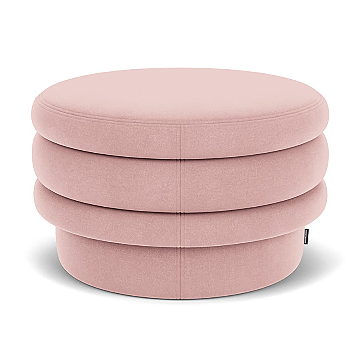Honey Fabric Storage Ottoman with Tufted Top - Stylish Footrest, Coffee Table & Extra Seating for Living Room, Bedroom & Nursery
