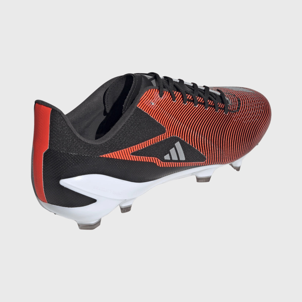 Adidas Adizero RS15 Pro FG Rugby Cleats - Men's Soccer Football Boots Black/Red for Firm Ground - Lightweight & Durable for Competitive Matches & Training