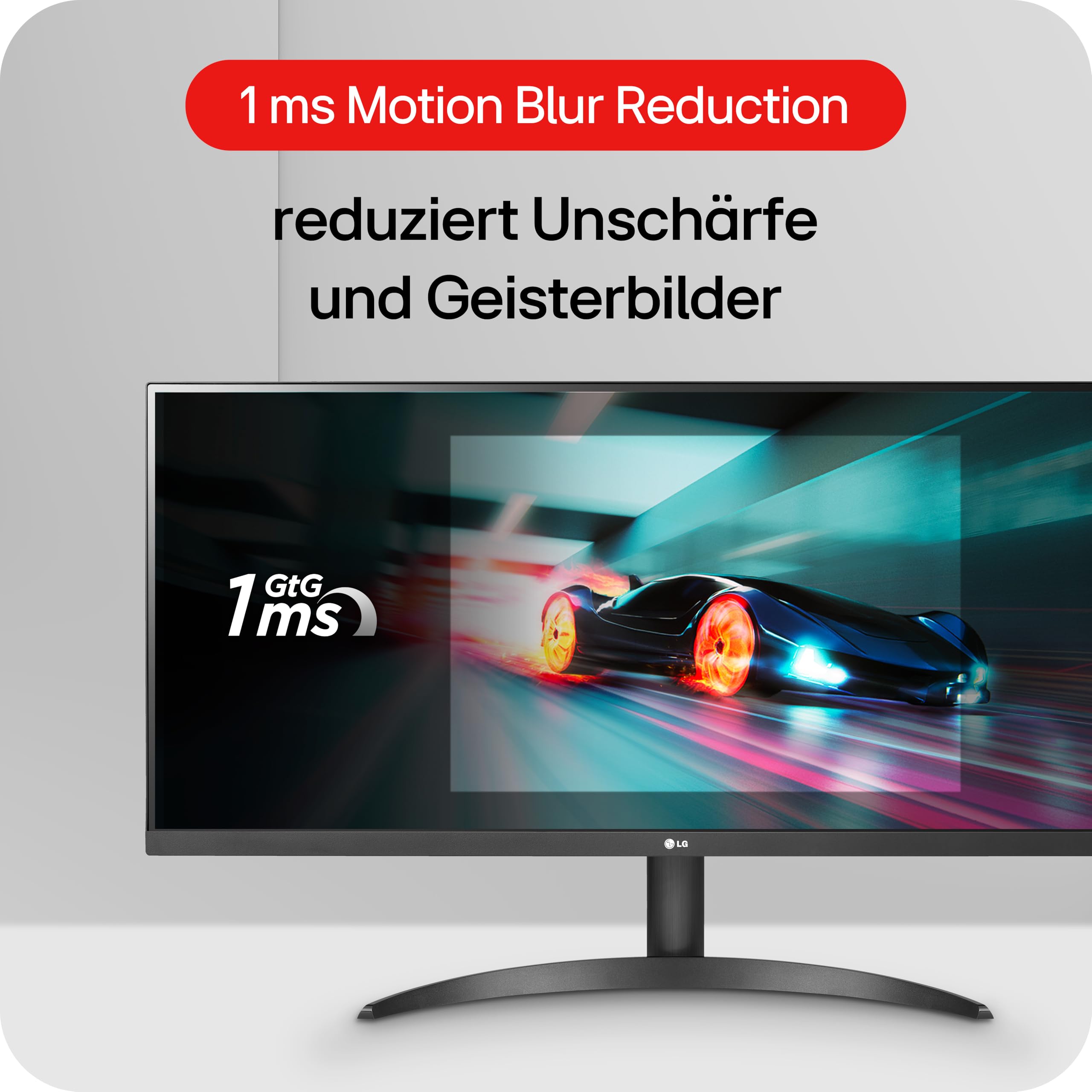 LG 29WQ500-B 29-Inch UltraWide IPS Monitor - 2560x1080 Full HD, 100Hz Refresh Rate, 5ms Response Time, HDR10, AMD FreeSync, Flicker-Free - Black | Perfect for Home Office, Gaming & Multitasking
