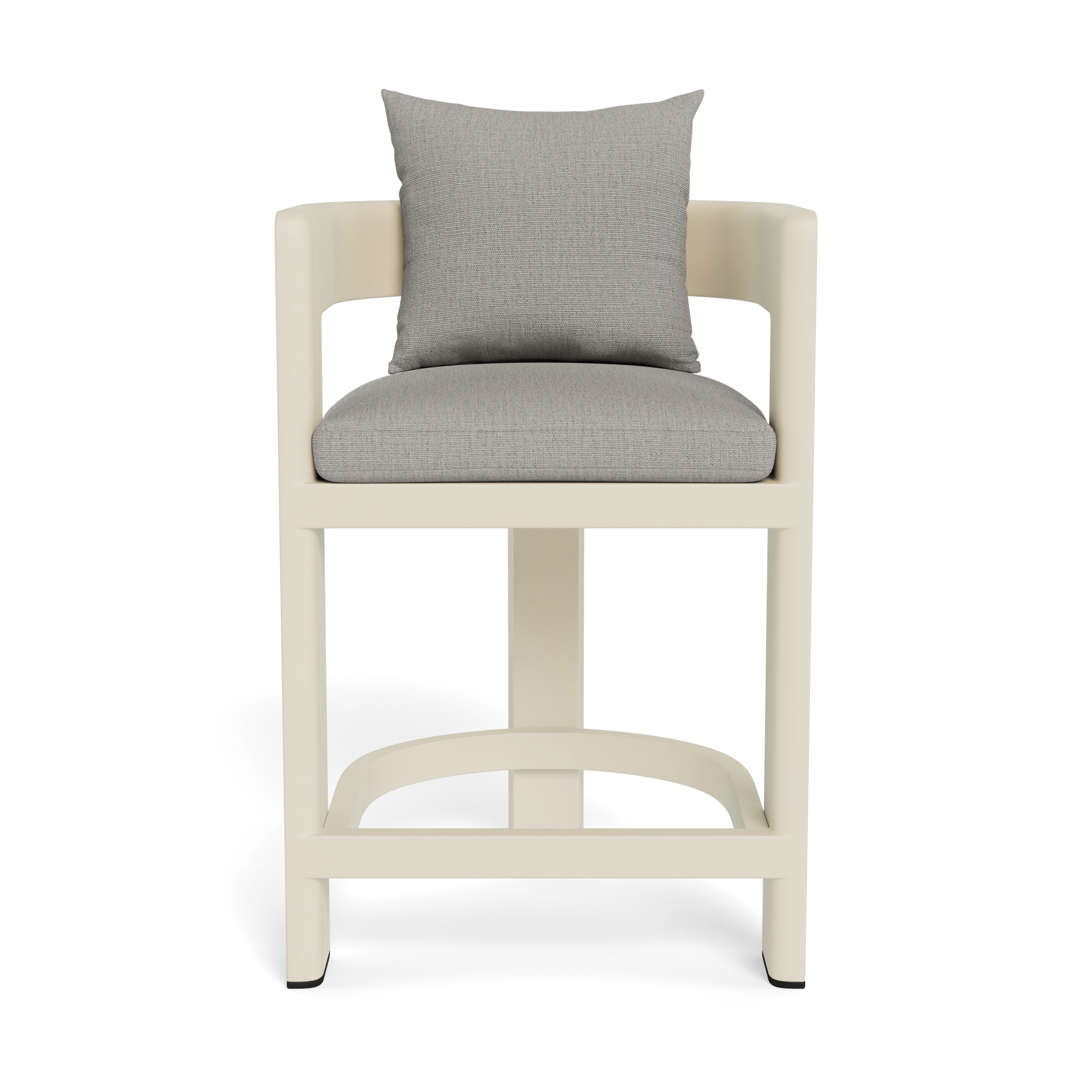 Victoria Aluminum Counter Stool - Modern Bar Stools for Kitchen Island, Breakfast Nook & Home Bar - Adjustable Height & Comfortable Seat - Perfect for Dining, Entertaining & Small Spaces