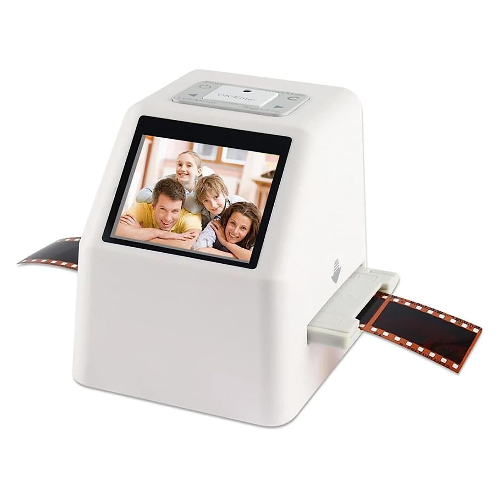 22MP Film Scanner for 35mm/135mm Slides & 110/126 Negatives - 2.4