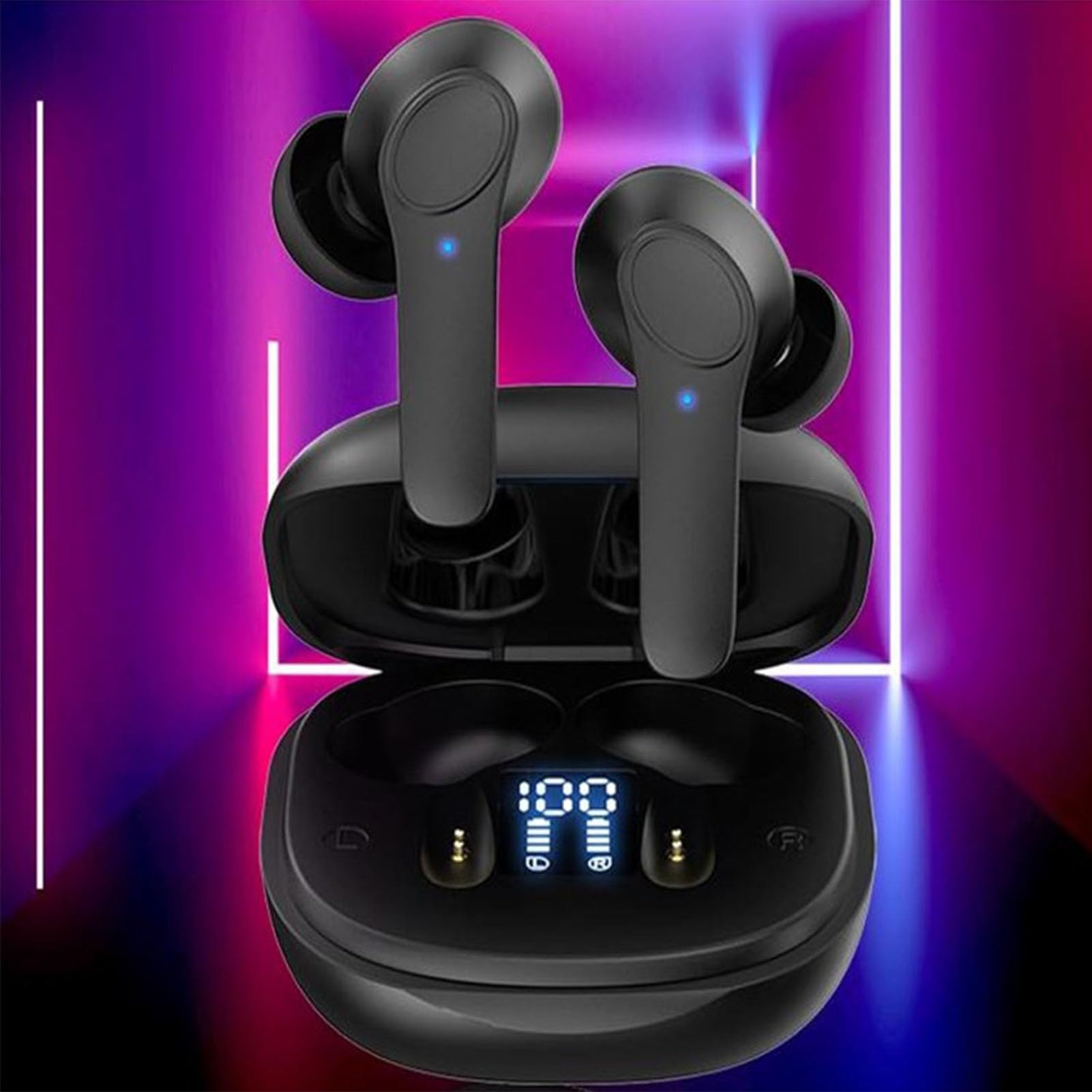 Echo Connect Wireless Bluetooth Earbuds with Real-Time Language Translation - Portable In-Ear Translator for Travel, Business & Multilingual Communication (Compatible with iOS & Android)