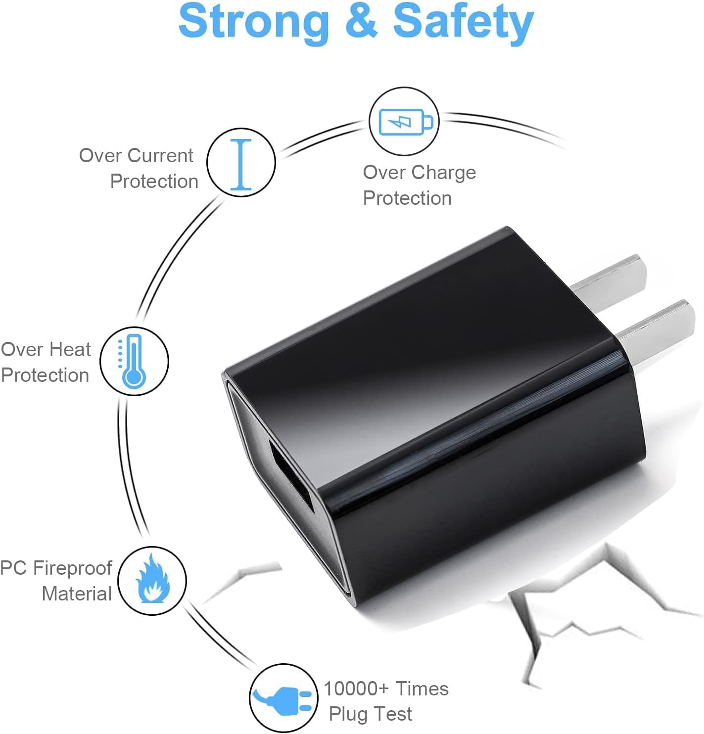 Fast USB Type C Charger for Kids Tablet & Android Devices - Compatible with Amazon Kindle Fire (2019-2023 Models, 9th-12th Gen) & Kids Pro Plus Tablets - High-Speed Charging Cable for Home, School & Travel Use