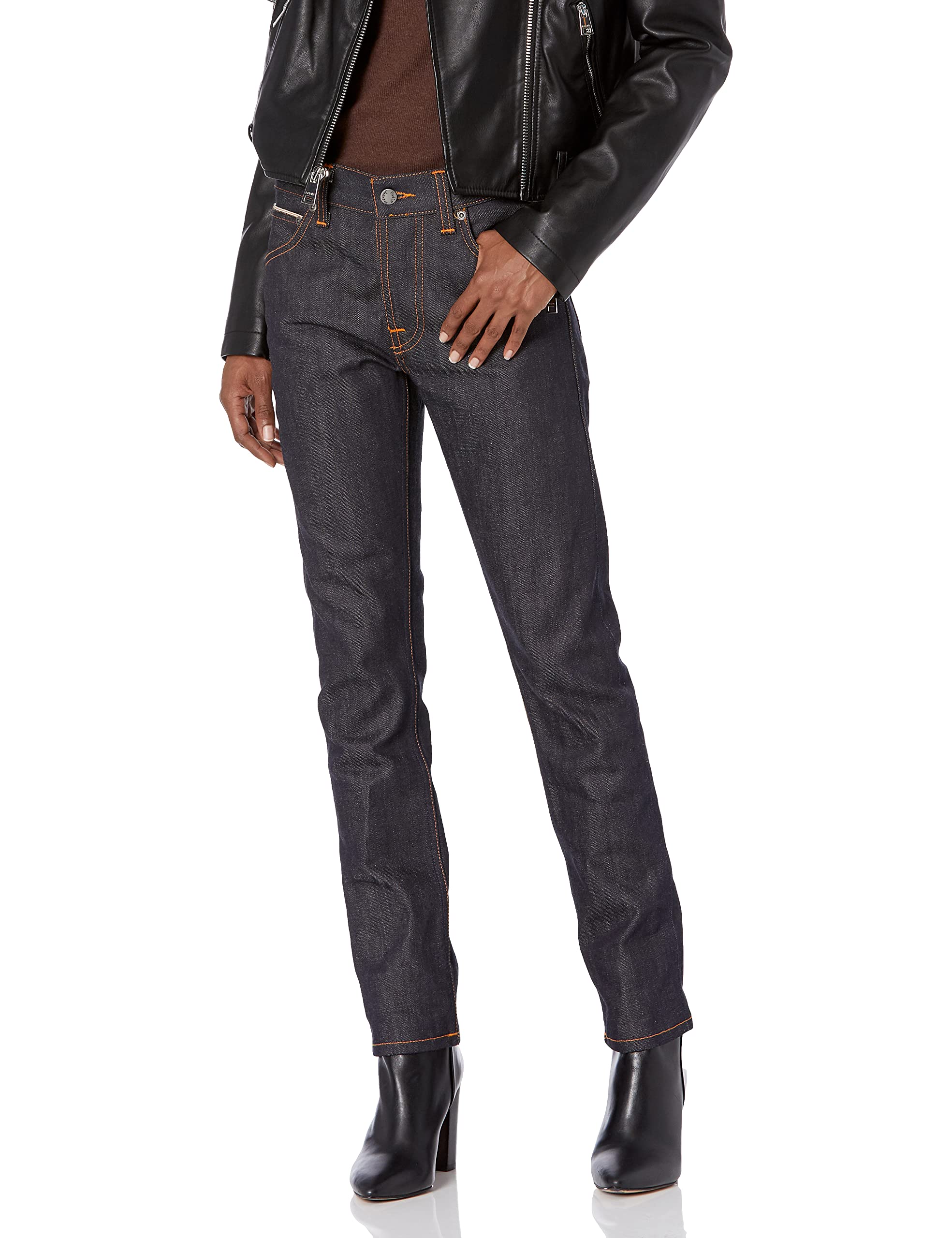 Nudie Jeans Grim Tim Dry Selvage - Premium Raw Denim Jeans for Men | Slim Fit, High-Quality Selvedge | Perfect for Casual Wear & Street Style