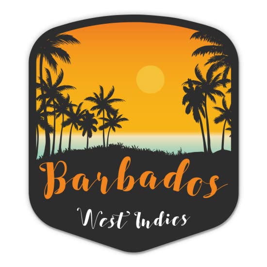 Squiddy Barbados Vinyl Sticker Decal - Waterproof, Durable 3