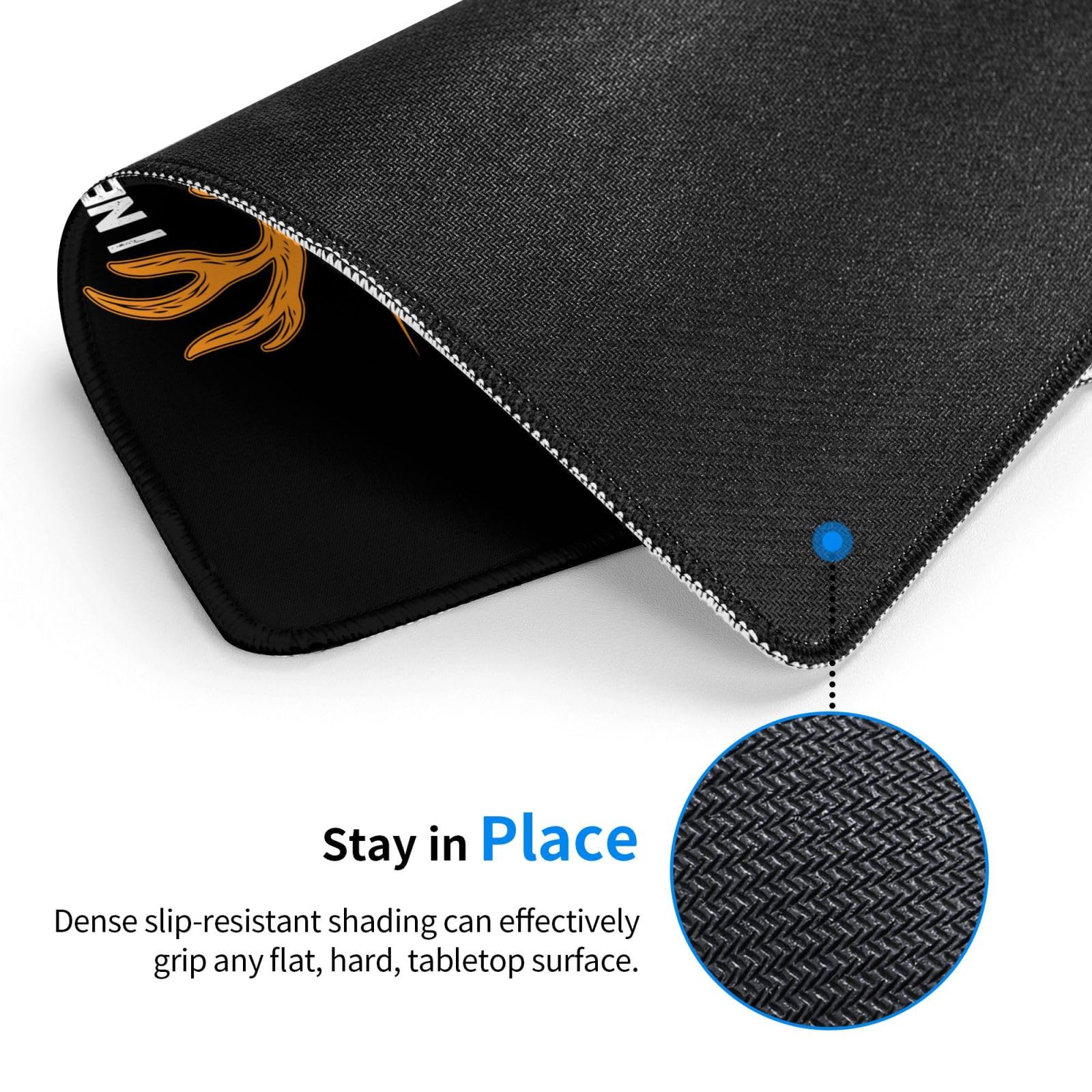 Waterproof Non-Slip Rubber Base Mouse Pad - 10x12 Inch Hunting Theme Gaming Mousepad for PC, Laptop & Office Use - Perfect for Gamers, Hunters & Outdoor Enthusiasts