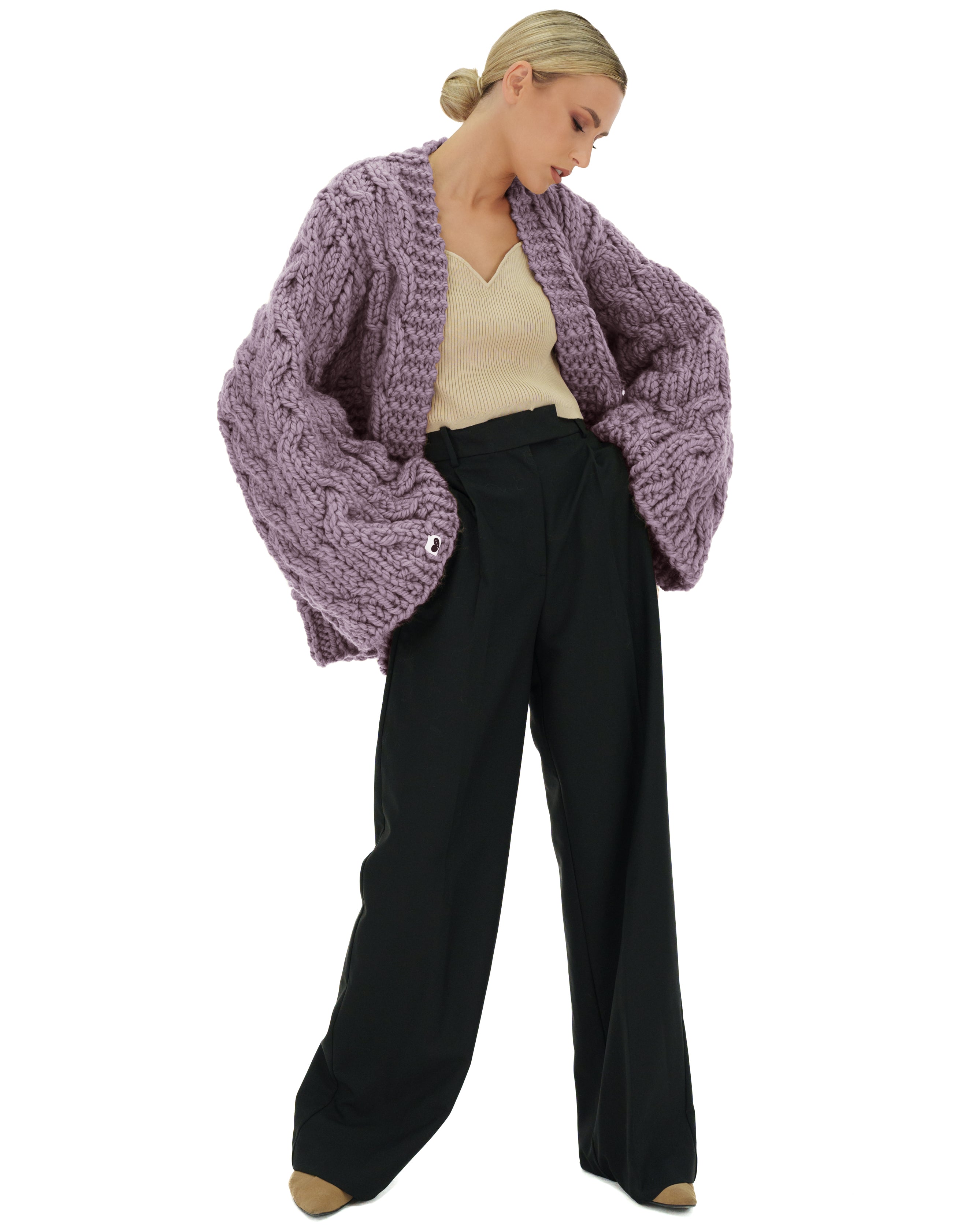 Cozy Cable Knit Cardigan Sweater for Women - Soft Chunky Knit Open Front Long Sleeve Wrap - Perfect for Fall, Winter & Layering Outfits