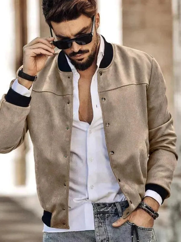 Men's Casual Warm Jacket - Lightweight Winter Coat for Outdoor Activities & Daily Wear
