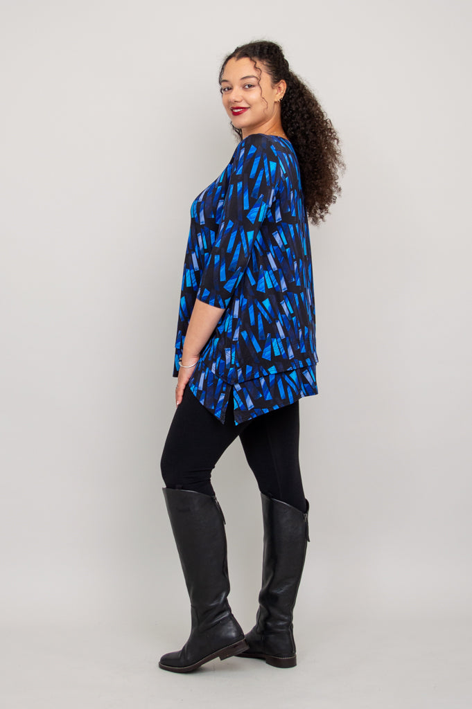 Kindness Tunic Top - Soft Bamboo Fabric Women's Blouse - Perfect for Work, Casual Wear & Special Occasions