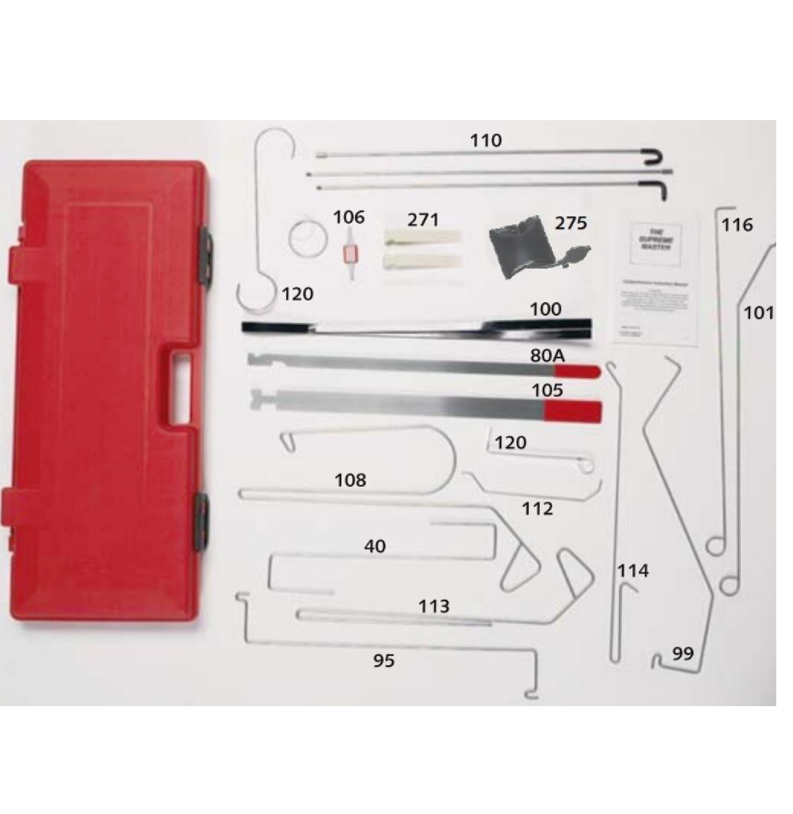 Master Lockout Kit - 1000+ High Security Keys for Towing & Recovery Vehicles | Professional Automotive Locksmith Tools for Emergency Access & Lockout Services