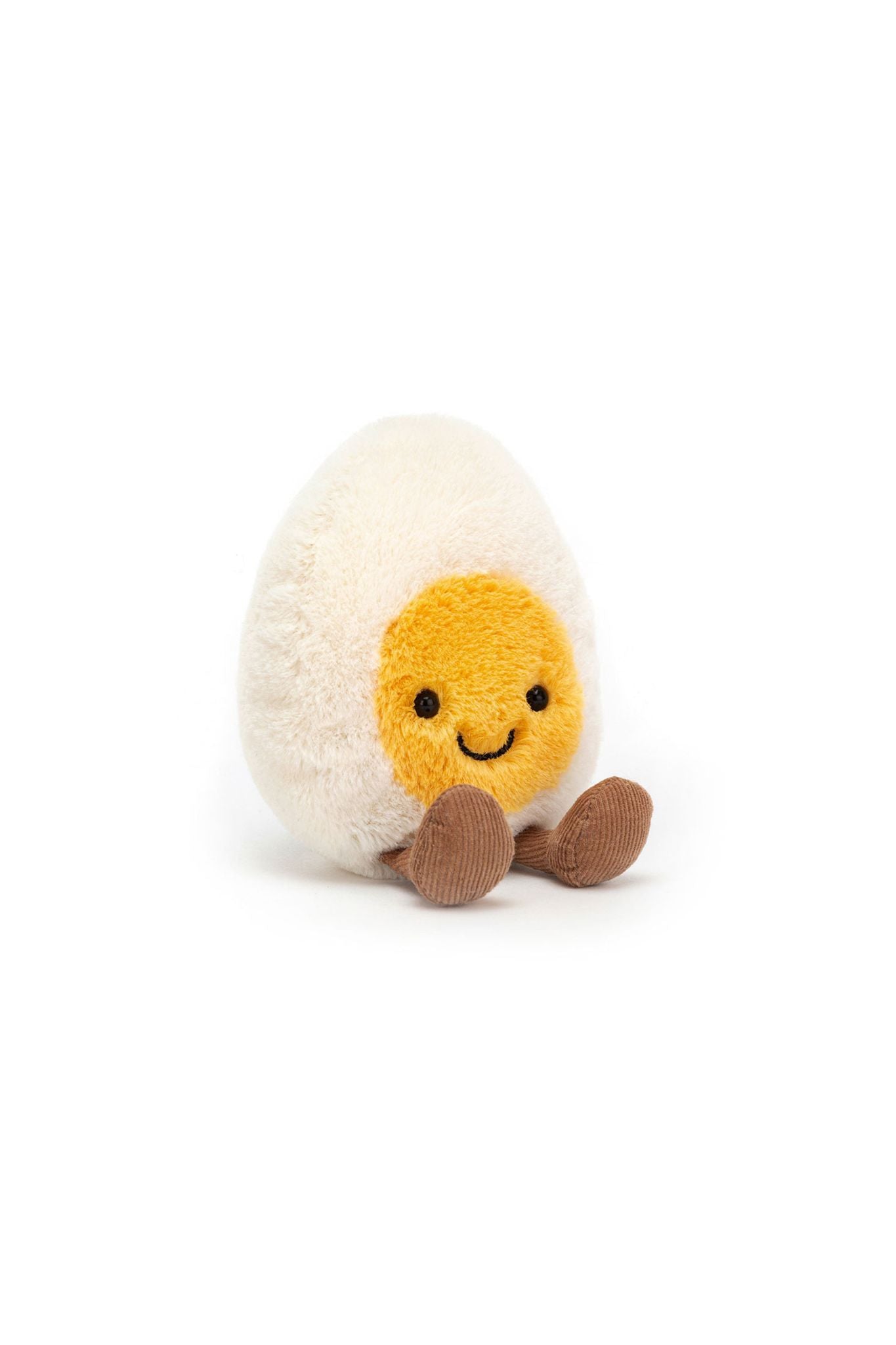 Happy Jolly Jellycat Amuseables Boiled Egg Plush Toy - Cute & Soft Stress Relief for Kids & Adults, Perfect for Gifts, Home Decor, and Playtime Fun
