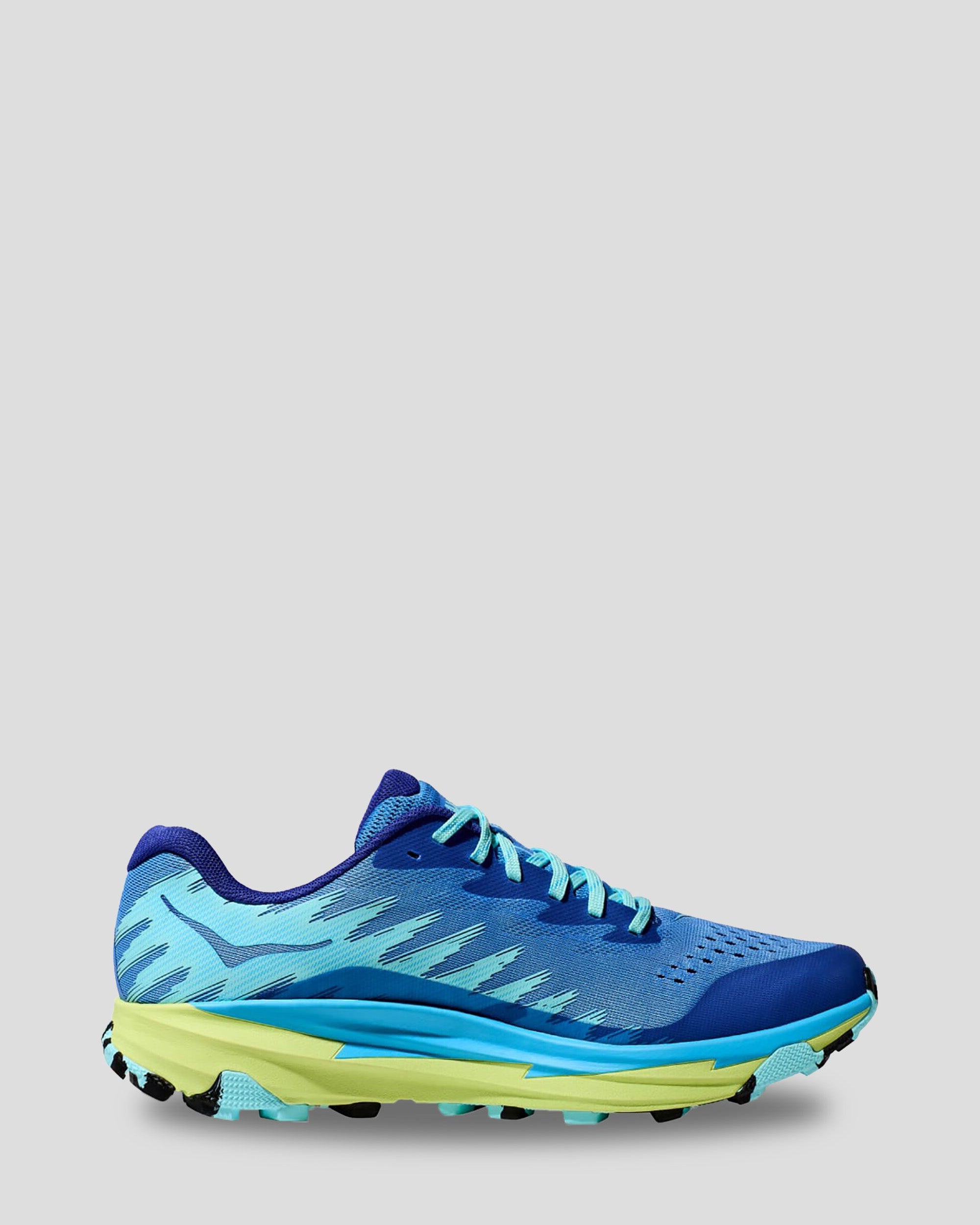 HOKA Torrent 3 Men's Trail Running Shoes - Lightweight Cushioned for Hiking & Outdoor Adventures - Virtual Blue/Lettuce Color - Perfect for Trail Running, Hiking & Mountain Climbing