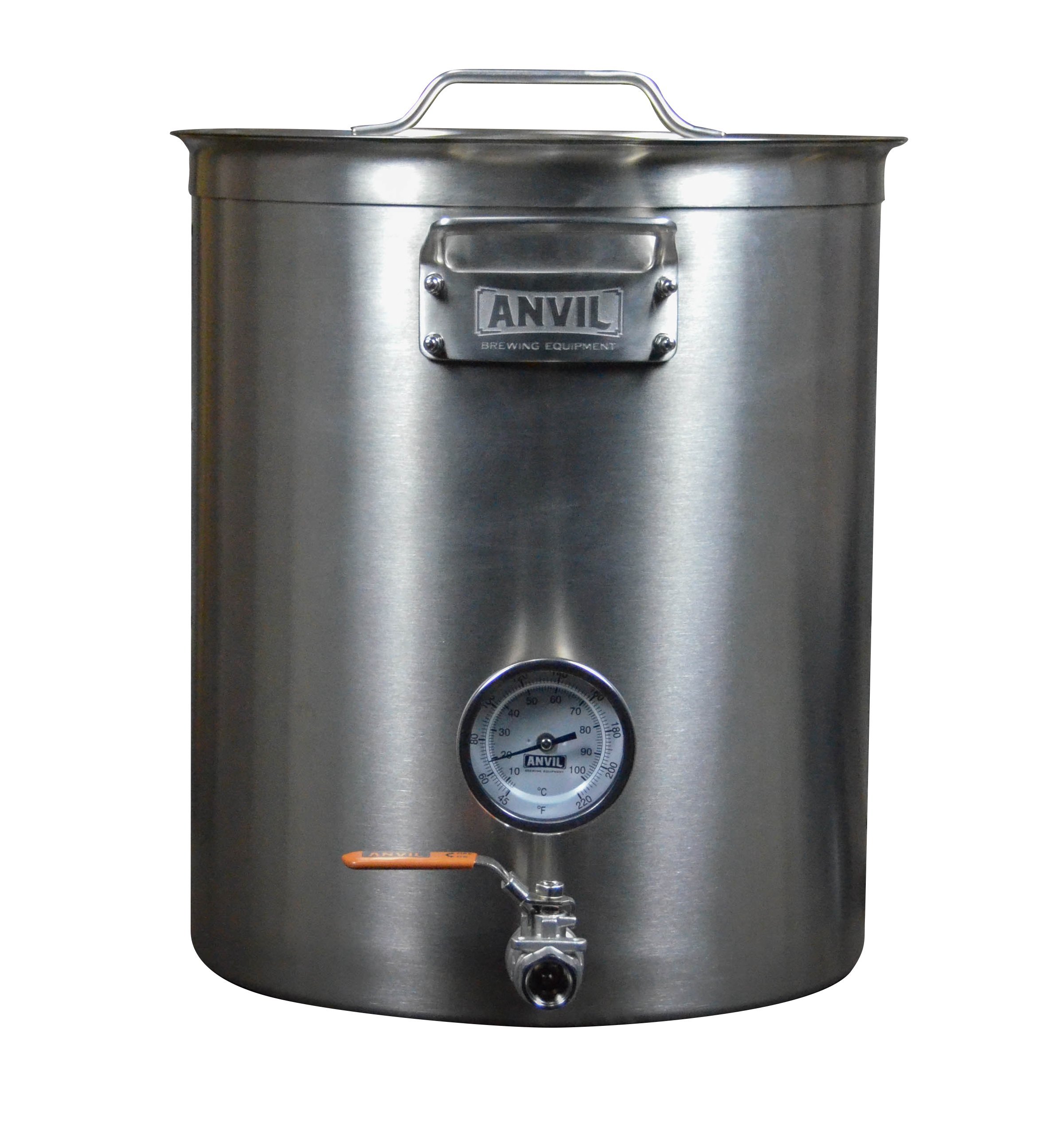 ANVktle 10 Gallon Stainless Steel Brew Kettle with Lid - Home Brewing Equipment for Beer, Wort, Mead Making - Perfect for Homebrewers & Craft Beer Enthusiasts