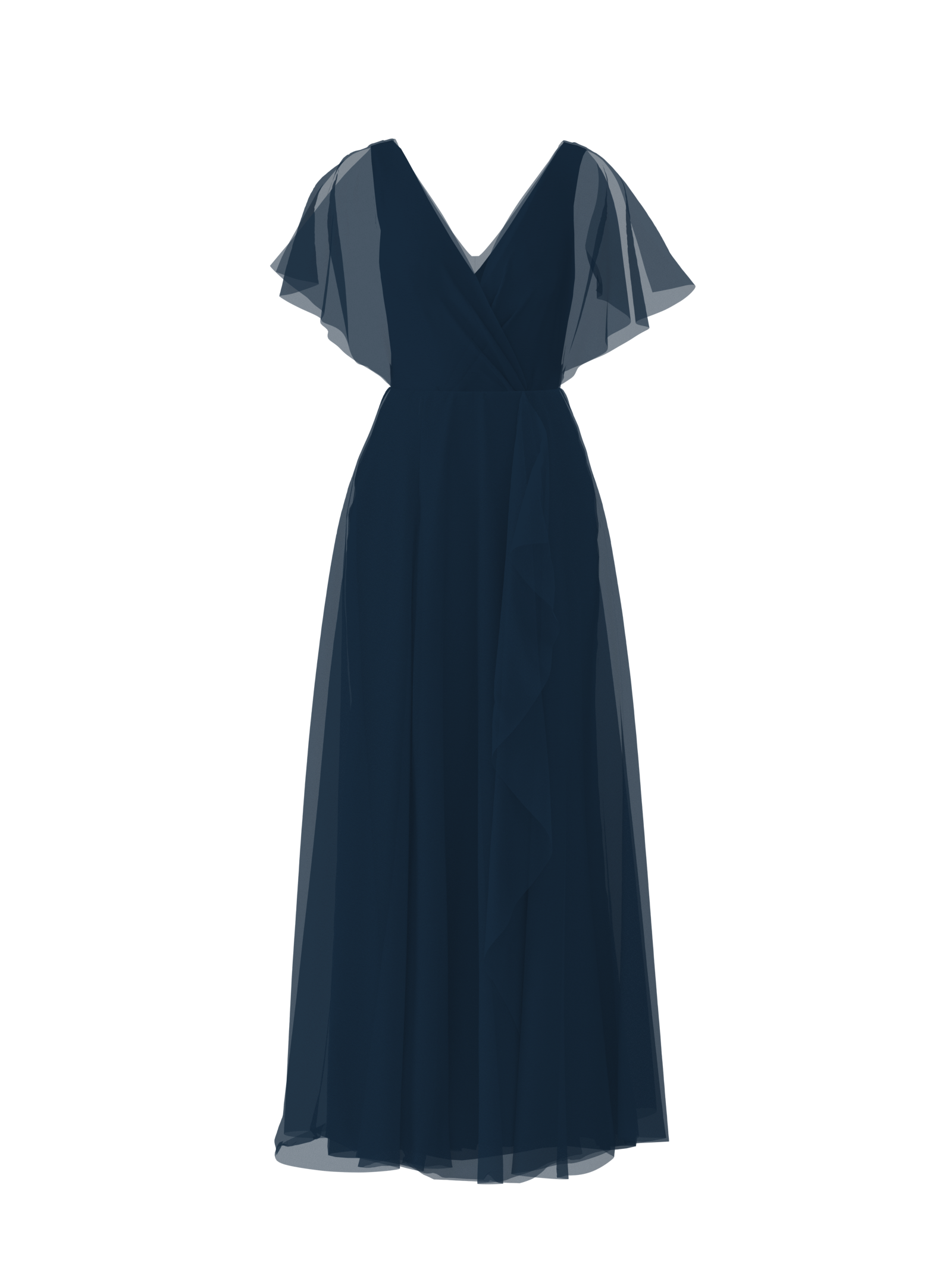 Ava Bodice & Jaycie Skirt Set in Navy Blue - Elegant Women's Two-Piece Outfit for Parties, Dinners, and Special Occasions