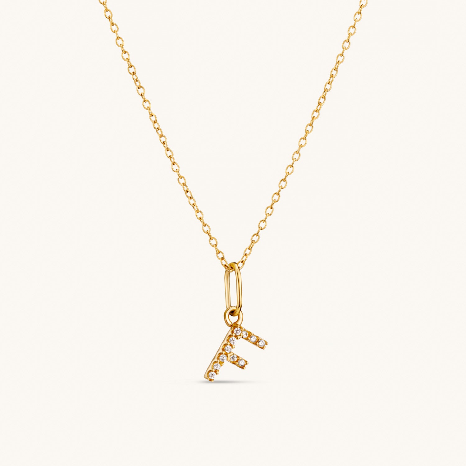 Personalized F Initial Crystal Necklace for Women - Elegant Letter Pendant Gift for Birthday, Anniversary & Valentine's Day | Perfect for Everyday Wear & Special Occasions