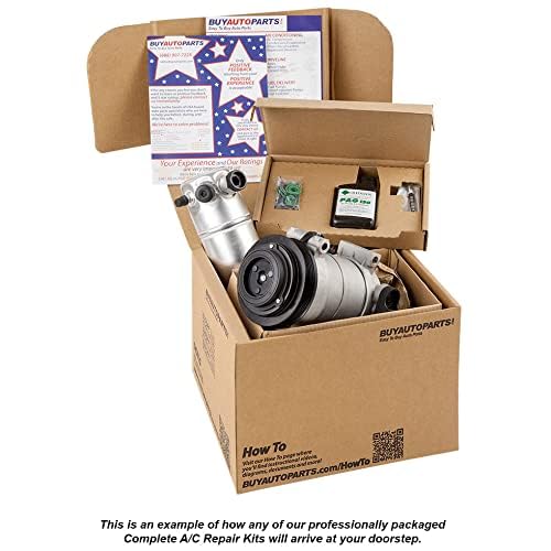 New OEM AC Compressor with A/C Repair Kit for 1994 Mitsubishi Eclipse | 60-84533RN | BuyAutoParts | Perfect for Summer Cooling & Auto AC System Repair