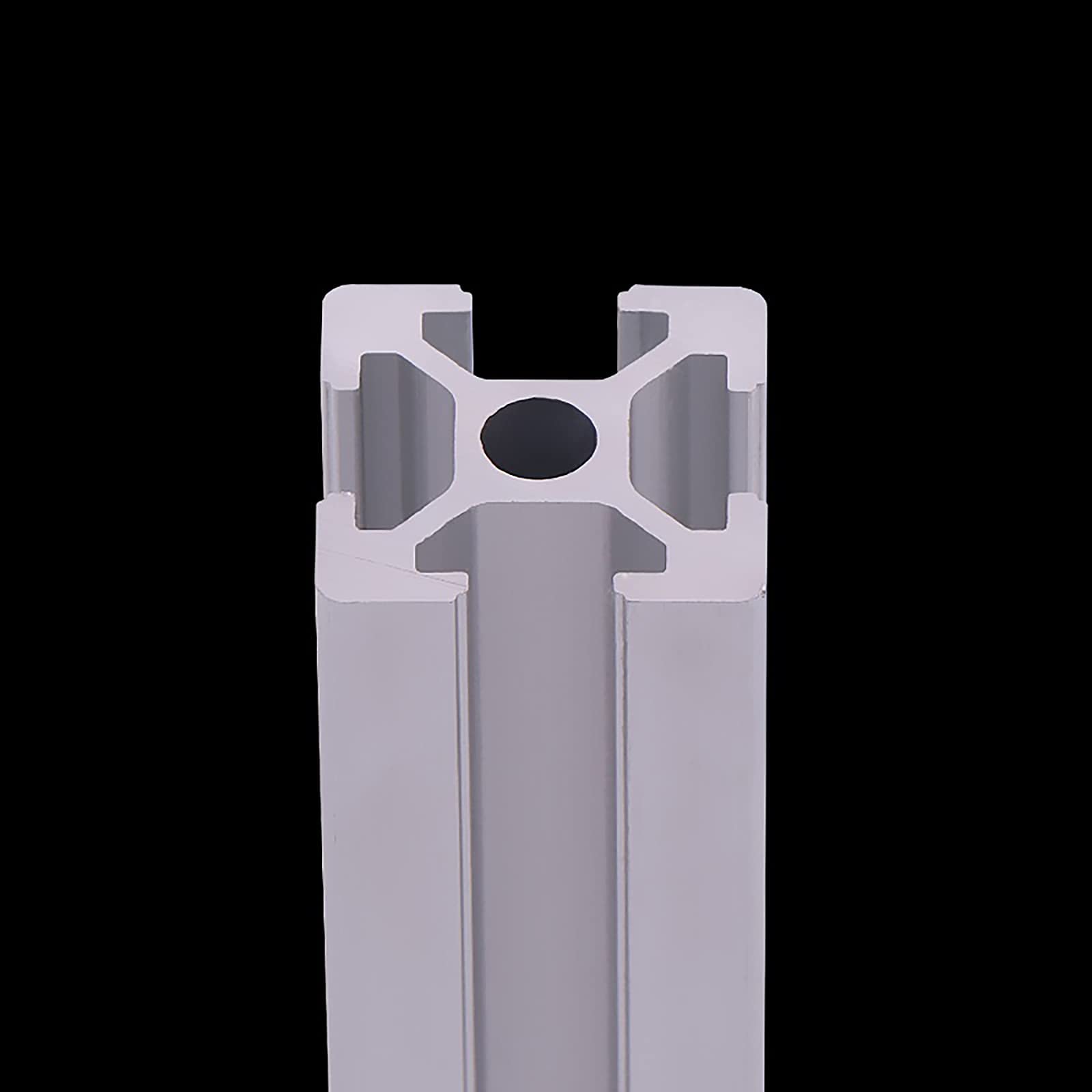 2020 T-Slot Aluminum Extrusion Profile - European Standard Anodized Silver Linear Rail Guide (76.38 inch/1940mm) for 3D Printer, CNC Machine & DIY Projects - Perfect for Building Frames, Enclosures & Motion Systems