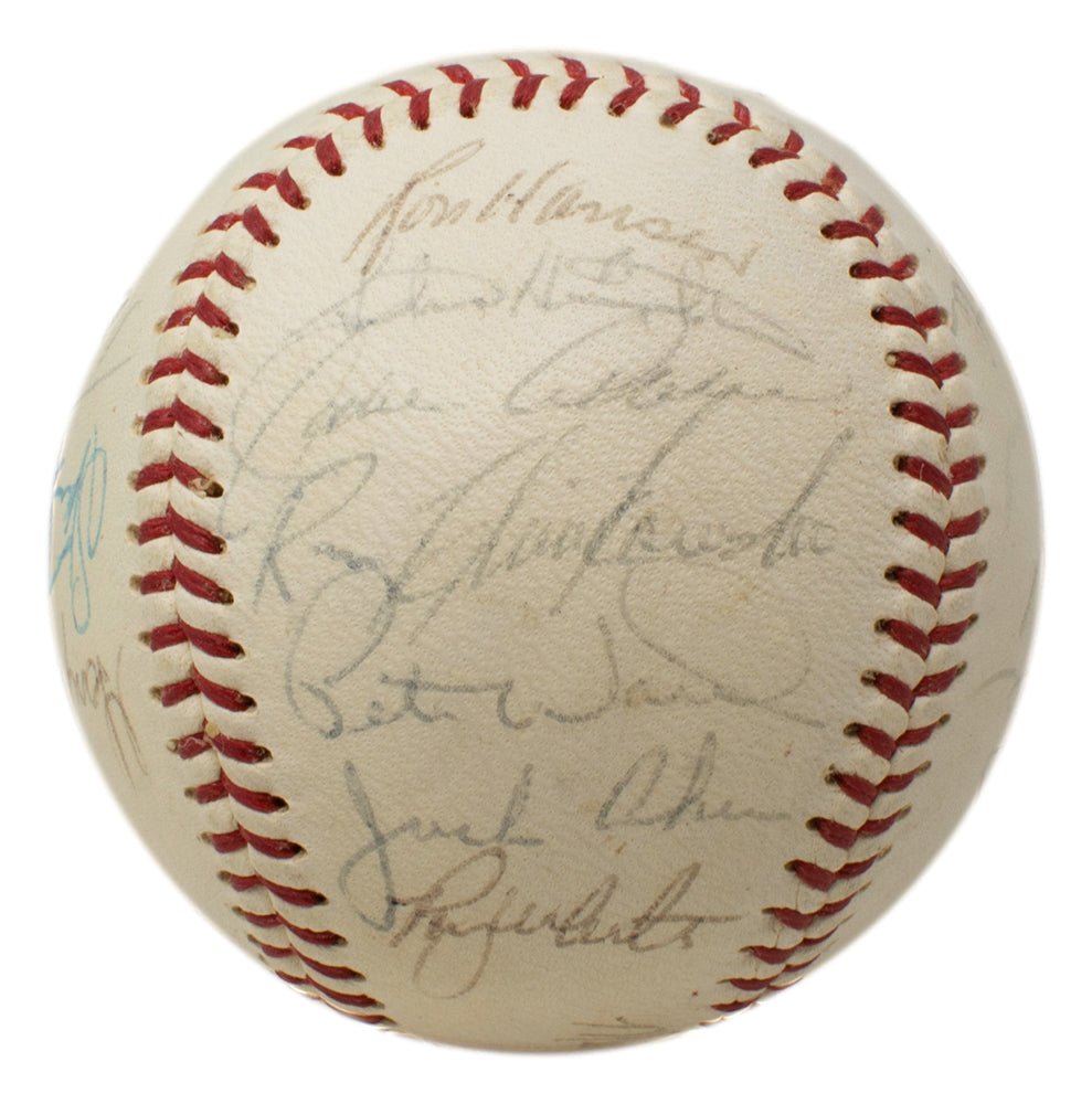 1970 New York Yankees Autographed Baseball - Thurman Munson & 20 Players - JSA Certified - Perfect for MLB Collectors & Yankees Fans - Display in Home Office or Sports Memorabilia Collection