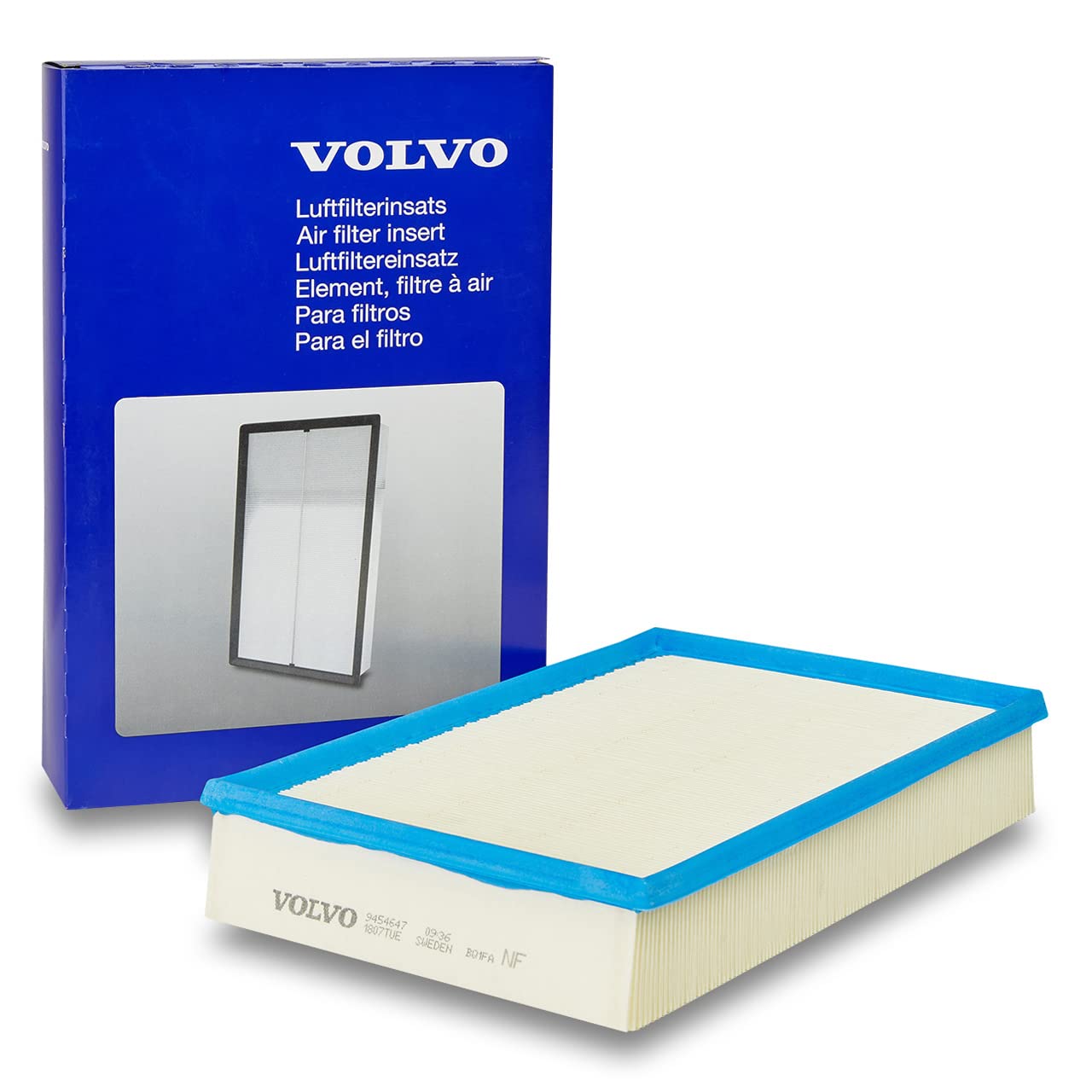 Volvo 9454647 Air Filter Replacement - High Performance Engine Air Filter for Volvo Cars | Perfect for Daily Commuting & Long Road Trips