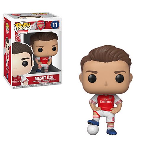 Funko Pop! ARSENAL: Mesut Özil #11 Vinyl Figure - Collectible Soccer Player Toy for Fans & Gift Idea - Perfect for Game Room Decor, Birthday Presents & Soccer Memorabilia Collection