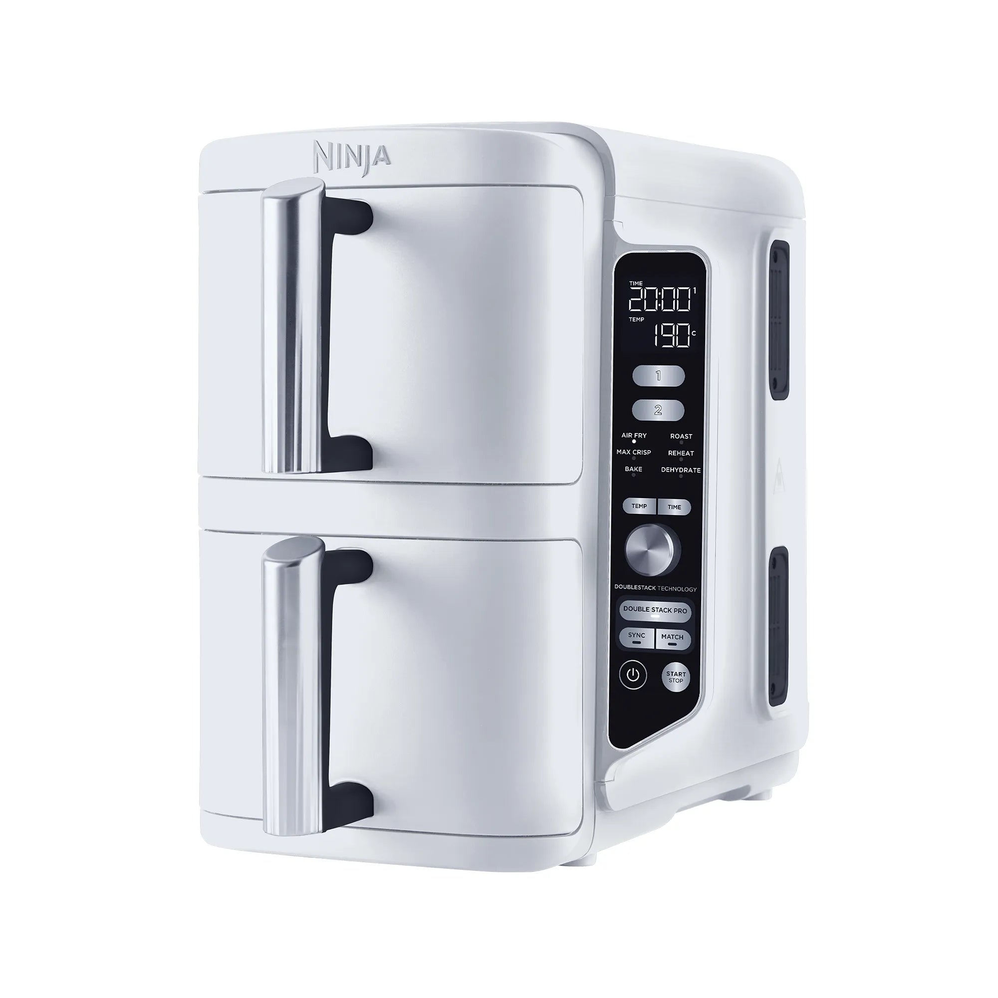 Ninja DoubleStack XXXL 9.5L 2 Drawer Air Fryer - Large Capacity Air Fryer Oven for Family Cooking, Healthy Oil-Free Frying, Baking & Roasting - Perfect for Home Kitchen, Parties & Meal Prep