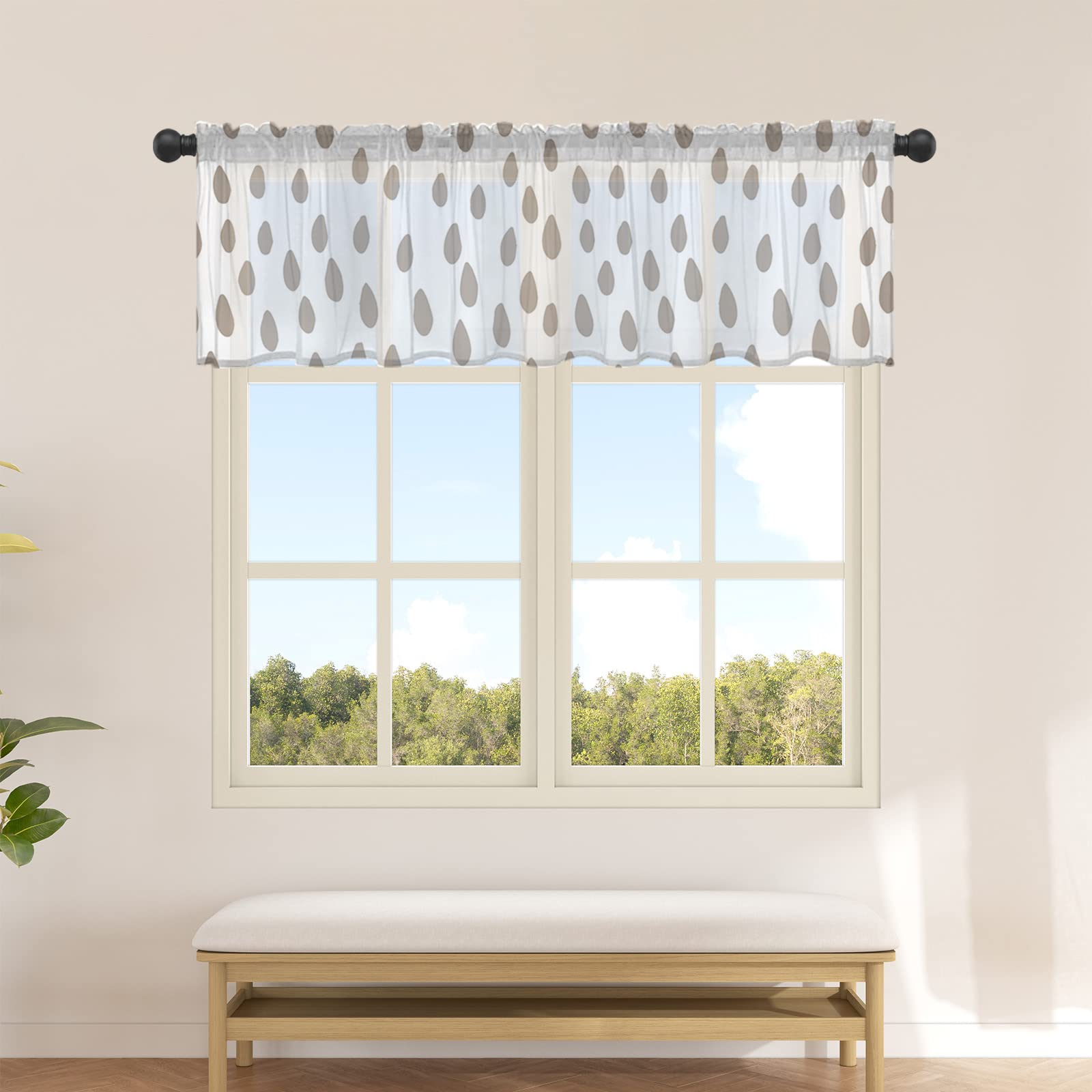 Sheer Valance Curtains 54