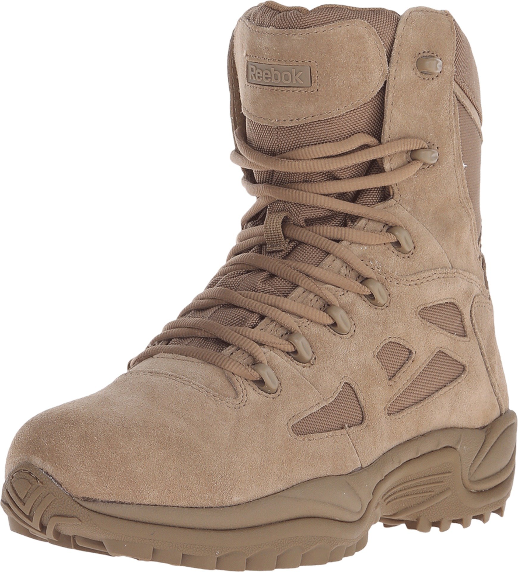Reebok Work Rapid Response RB 8 Inch Men's Safety Boots - Steel Toe Work Shoes for Construction, Warehouse & Outdoor Jobs