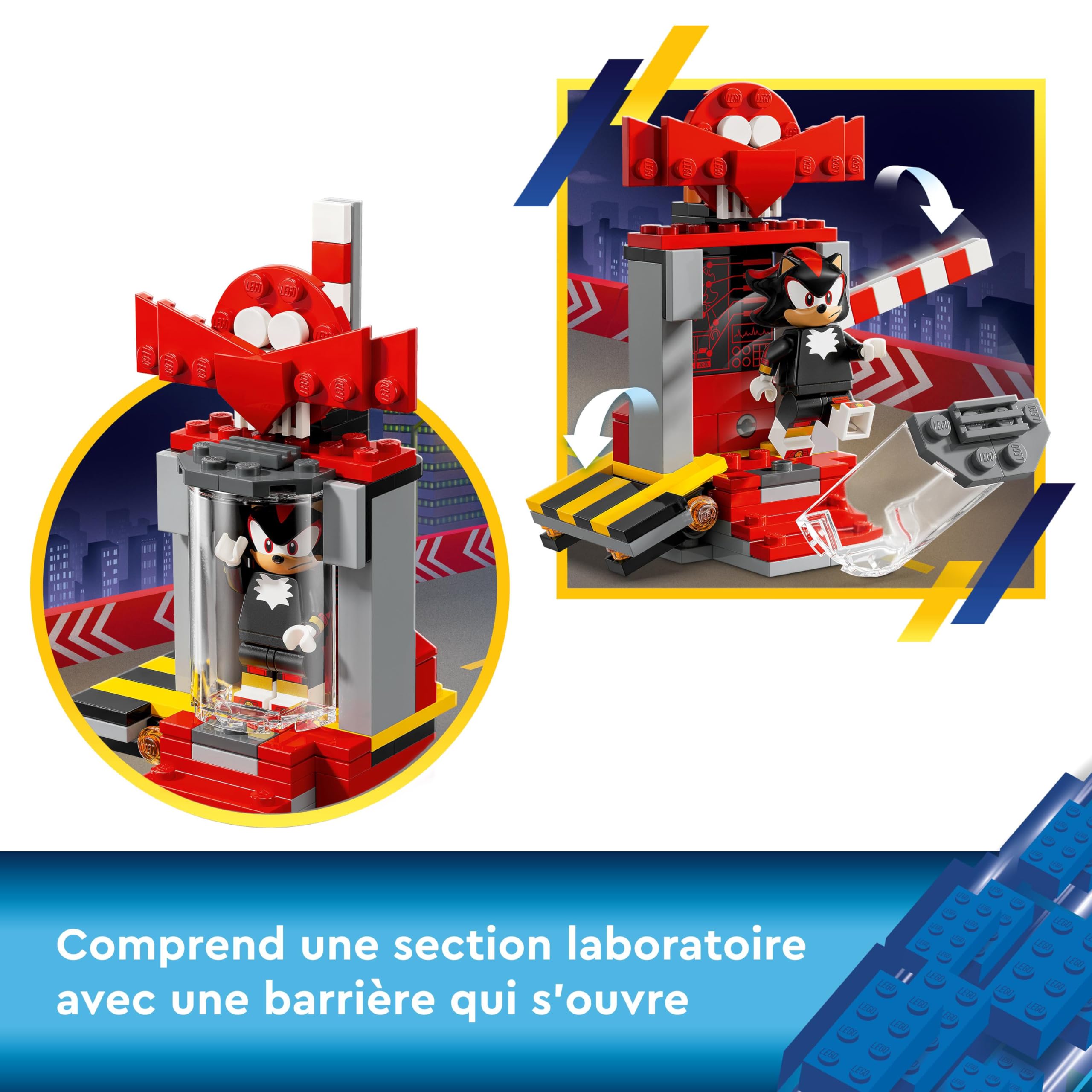 LEGO 76995 Sonic the Hedgehog Shadow's Escape Building Set - Motorcycle Toy with Sonic Game Character Figures - Perfect Gift for Gamers, Boys & Girls Ages 8+ - Great for Playtime, Collecting & Sonic Themed Birthday Parties