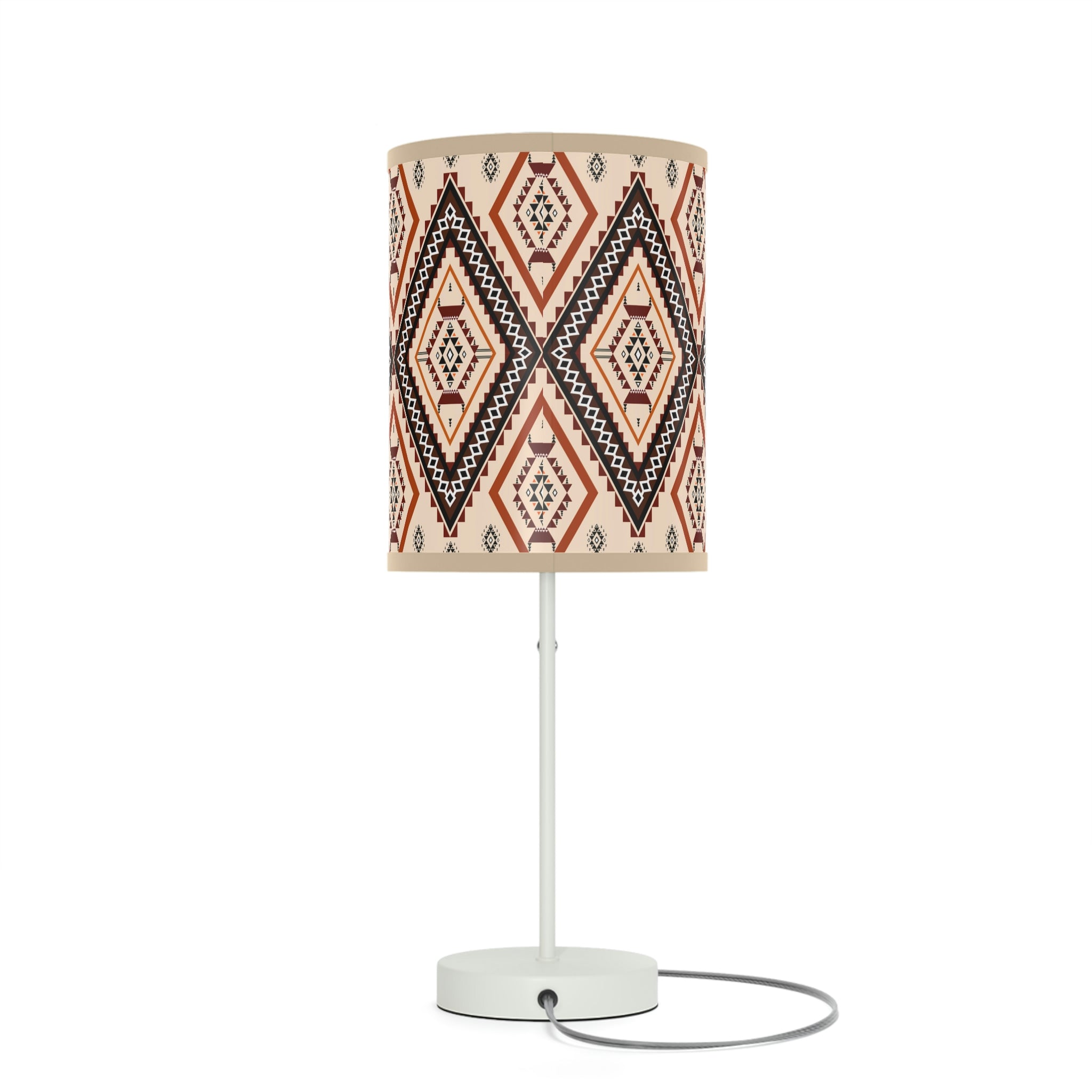 Southwestern Style Table Lamp for Bedroom & Living Room - Adjustable Reading Light with US/CA Plug - Perfect for Nightstands, Sofa Side Tables and Home Office Desks