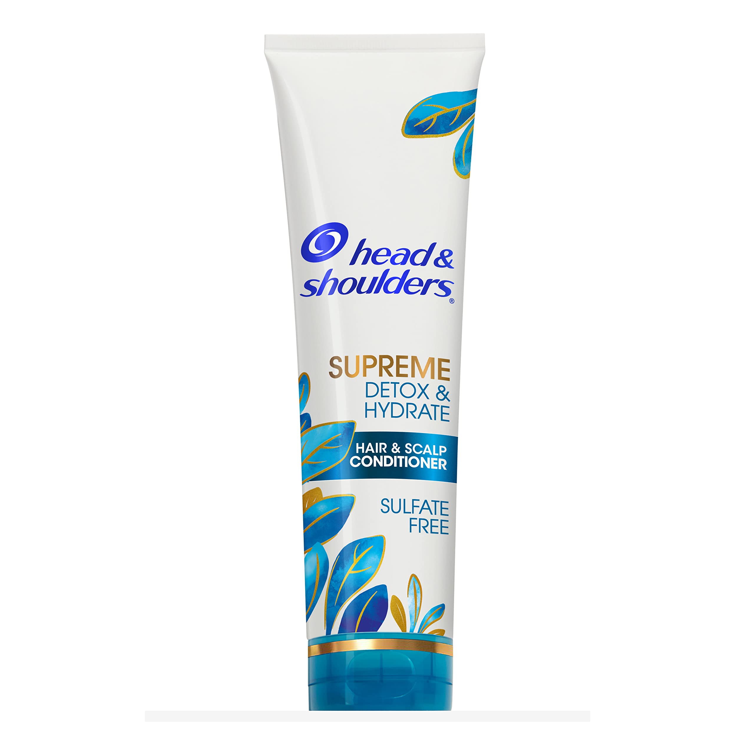 Head & Shoulders Supreme Detox & Hydrate Shampoo with Coconut Oil for Dry Scalp & Damaged Hair - 9.4 Fl Oz - Deep Cleansing & Moisturizing for Healthy Hair - Perfect for Daily Use & Scalp Care