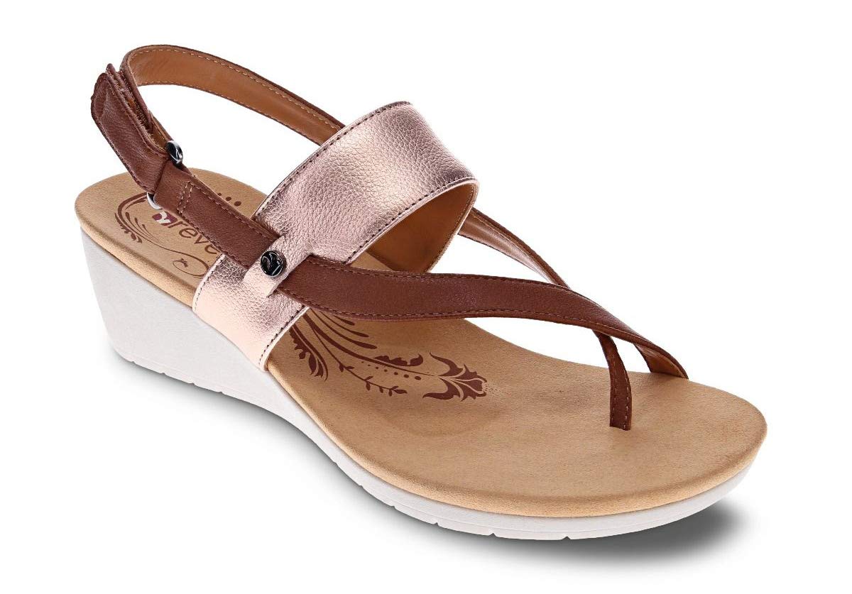 Revere Women's Honolulu Leather Sandals - Comfortable & Stylish Flip Flops for Beach, Vacation & Summer Outfits