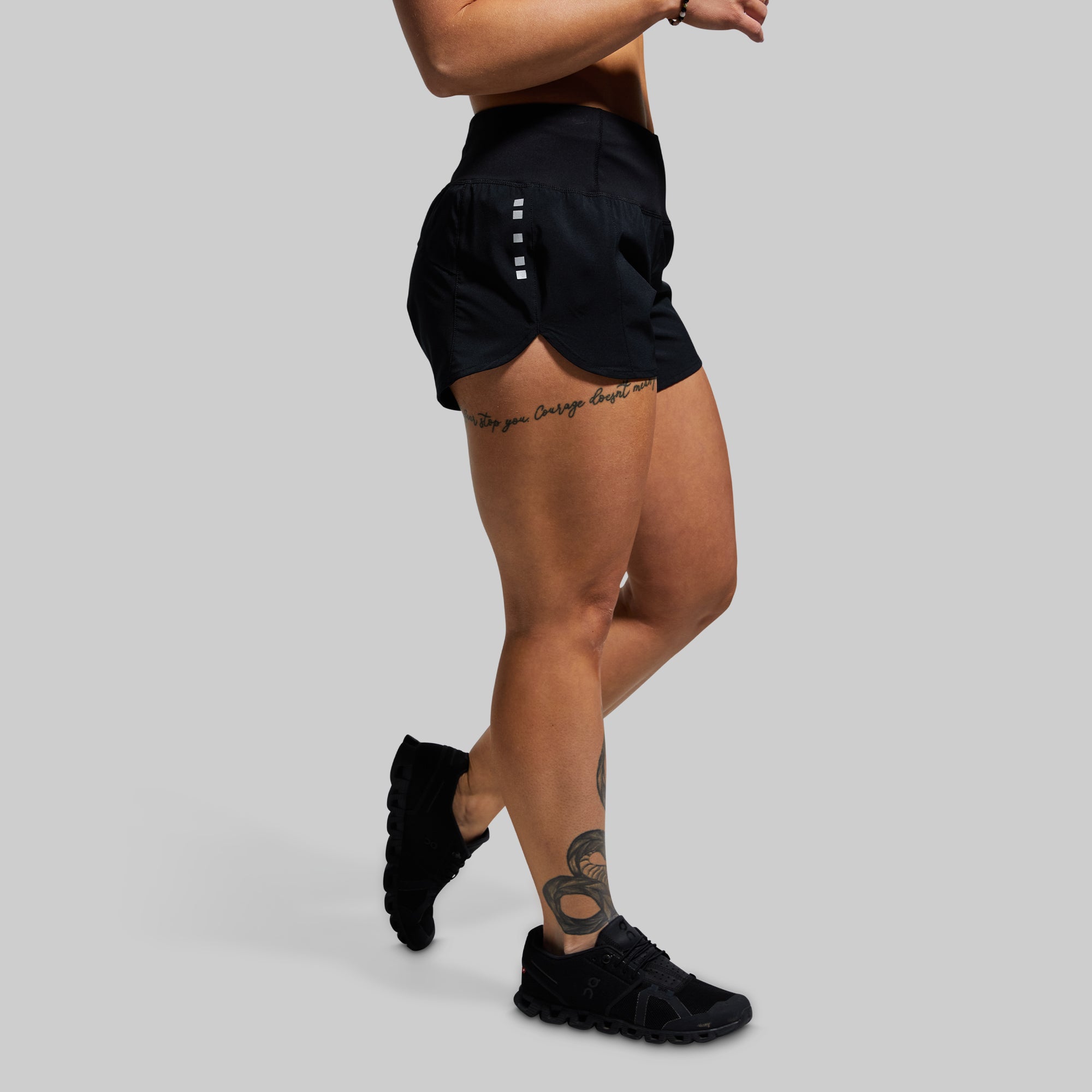Women's High Waist Workout Shorts - Breathable Running Yoga Gym Athletic Shorts for Women (Black) - Perfect for Running, Yoga, Gym & Casual Wear