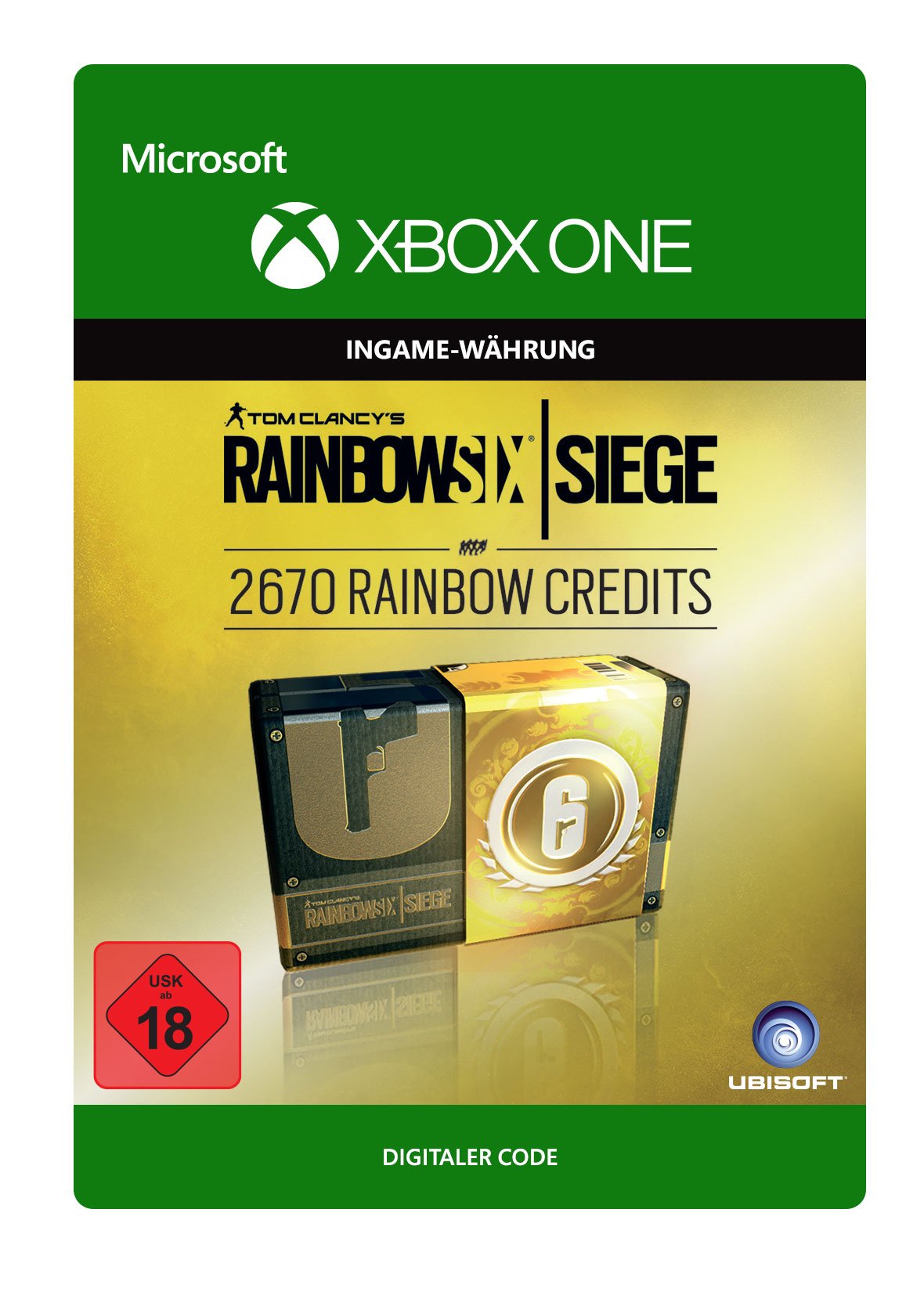 Xbox Live $20 Gift Card [Digital Code] & Tom Clancy's Rainbow Six Siege 2670 R6 Credits Bundle [Xbox One Download] - Perfect for In-Game Purchases and Multiplayer Gaming