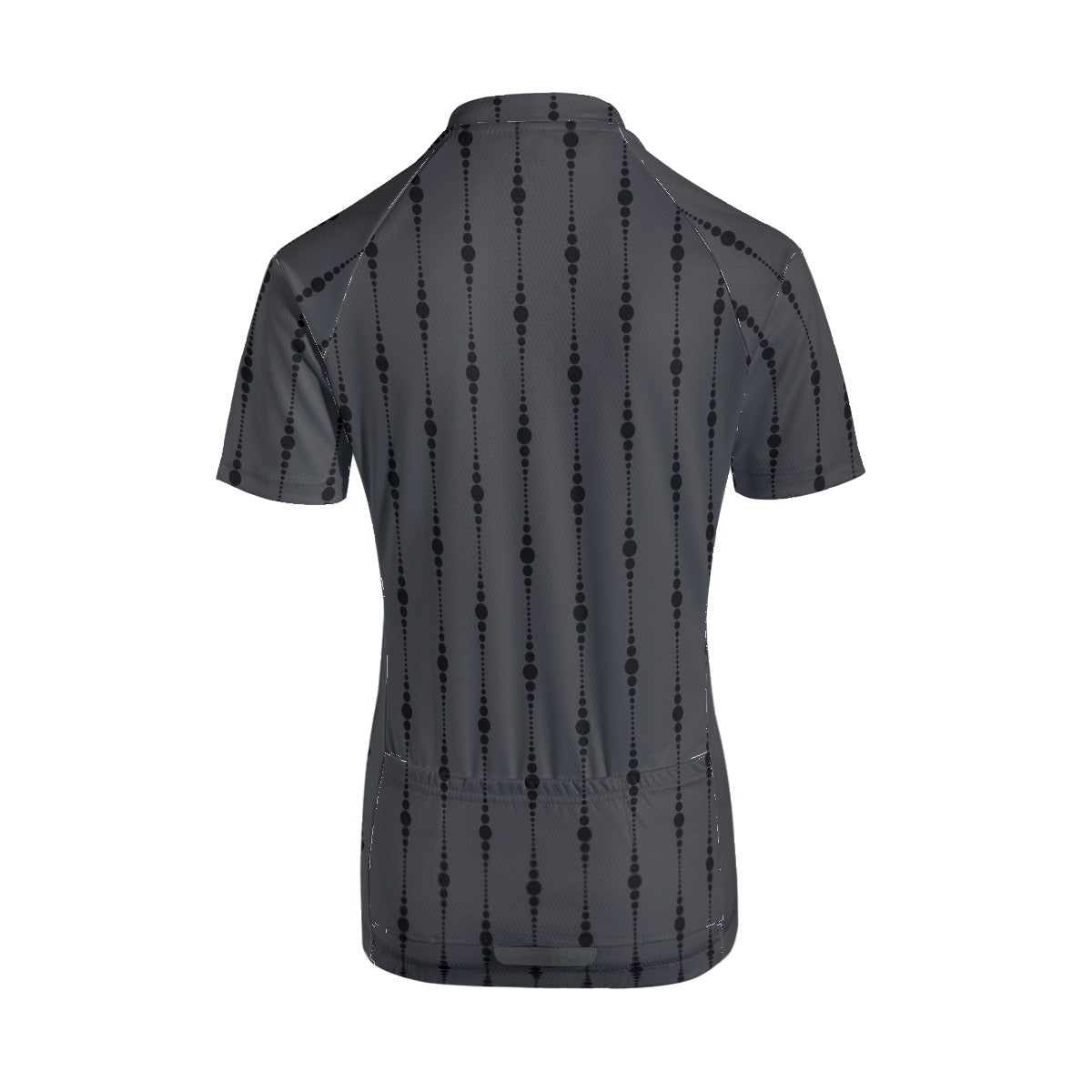 Women's Gray & Black Raglan Cycling Jersey - Breathable & Comfortable for Road Biking, Mountain Cycling & Outdoor Sports